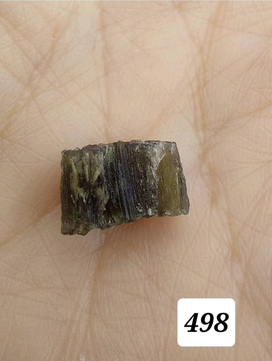 Moldavite Piece, 0.87g, Tektite (Ref: 498)