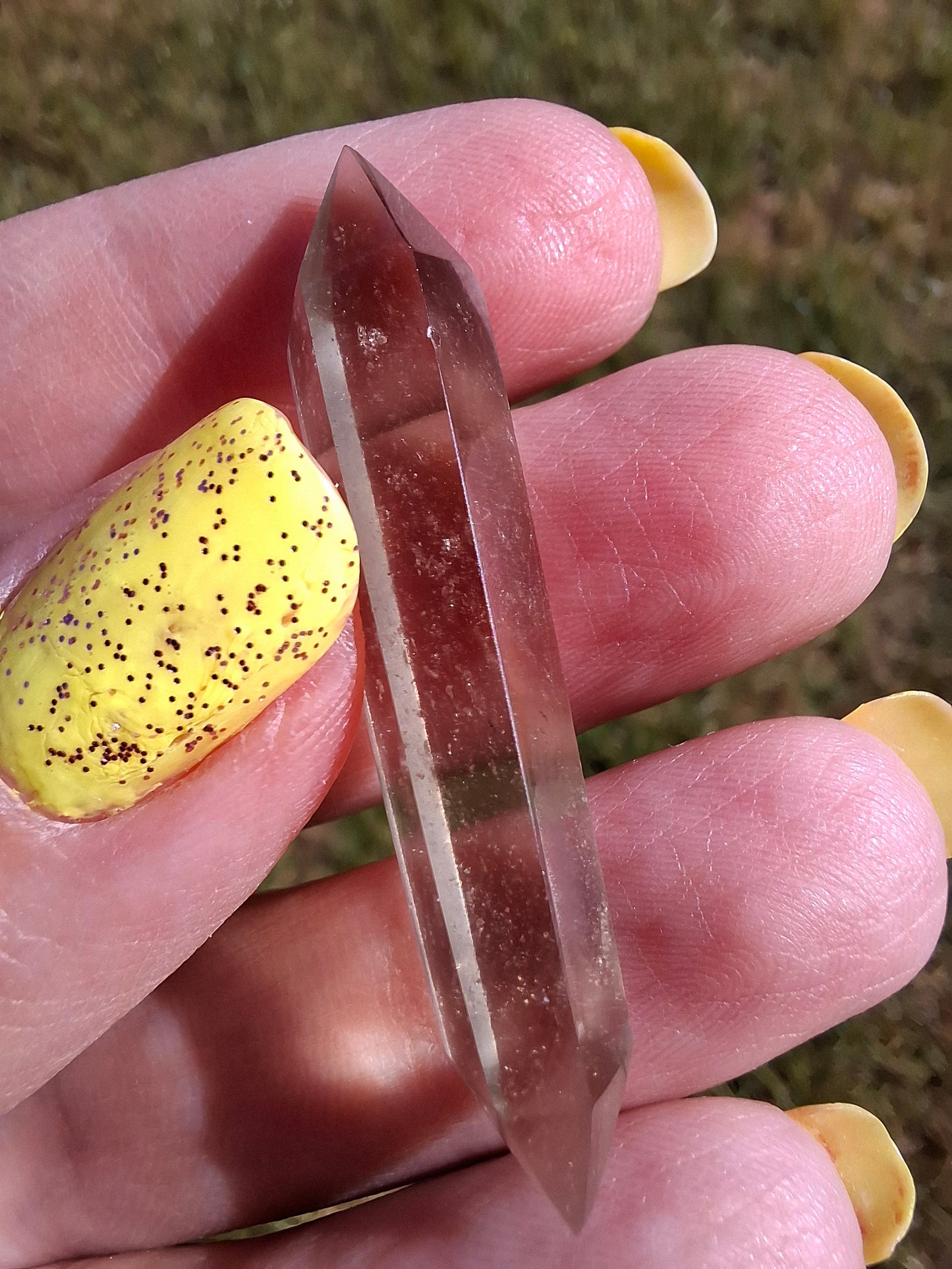 Libyan Desert Glass DT Carving, 4.71g, Tektite (Ref: LDT2)