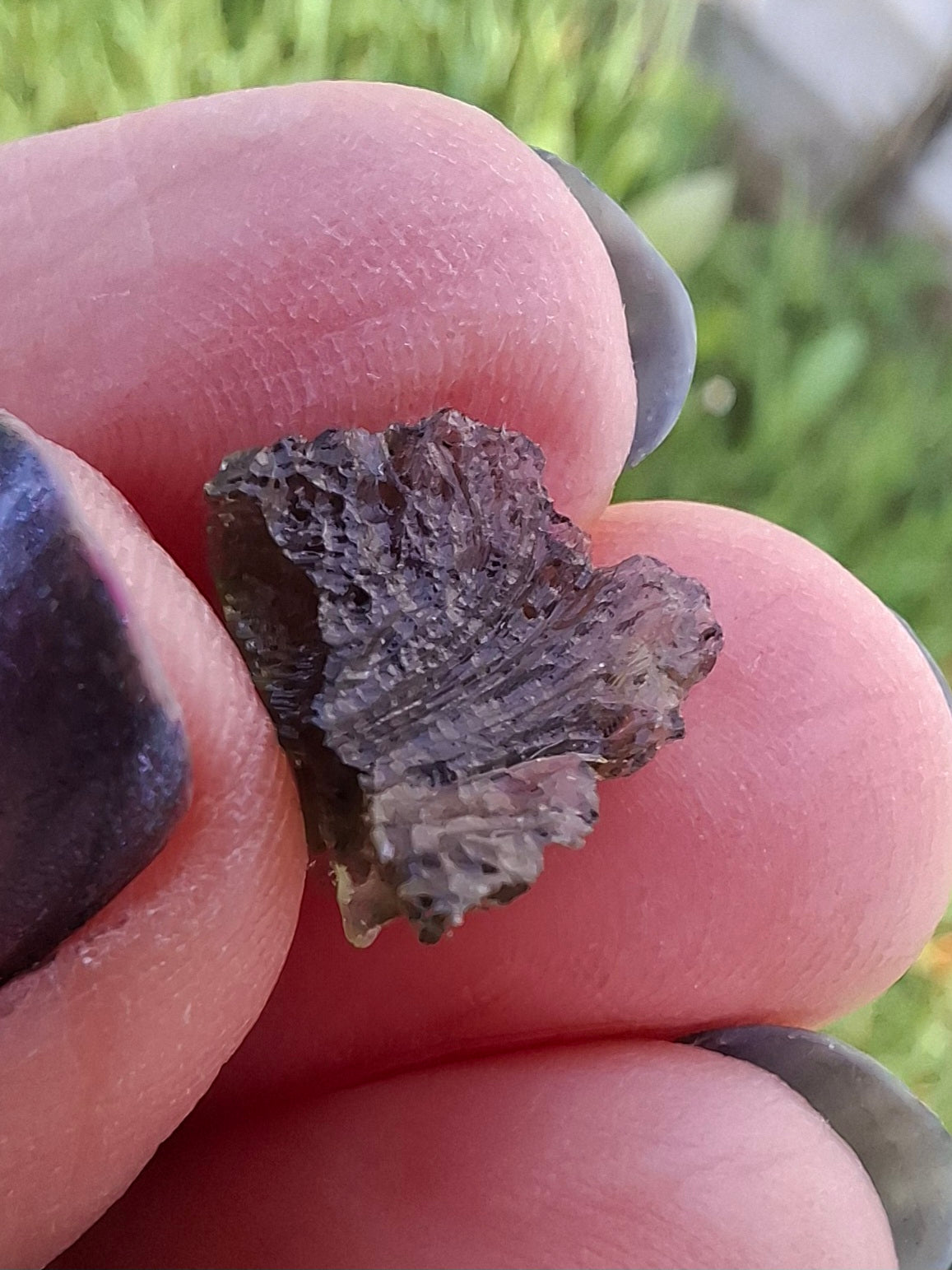 Moldavite Piece, 0.72g, Tektite (Ref: 1379)