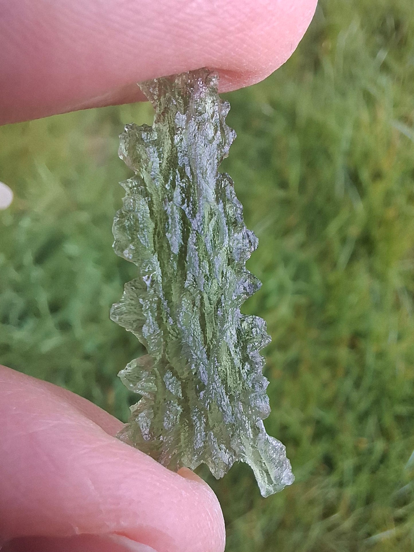 Moldavite Piece, JEZKOVNA BESEDNICE, 1.41g, Tektite (Ref: 1283)