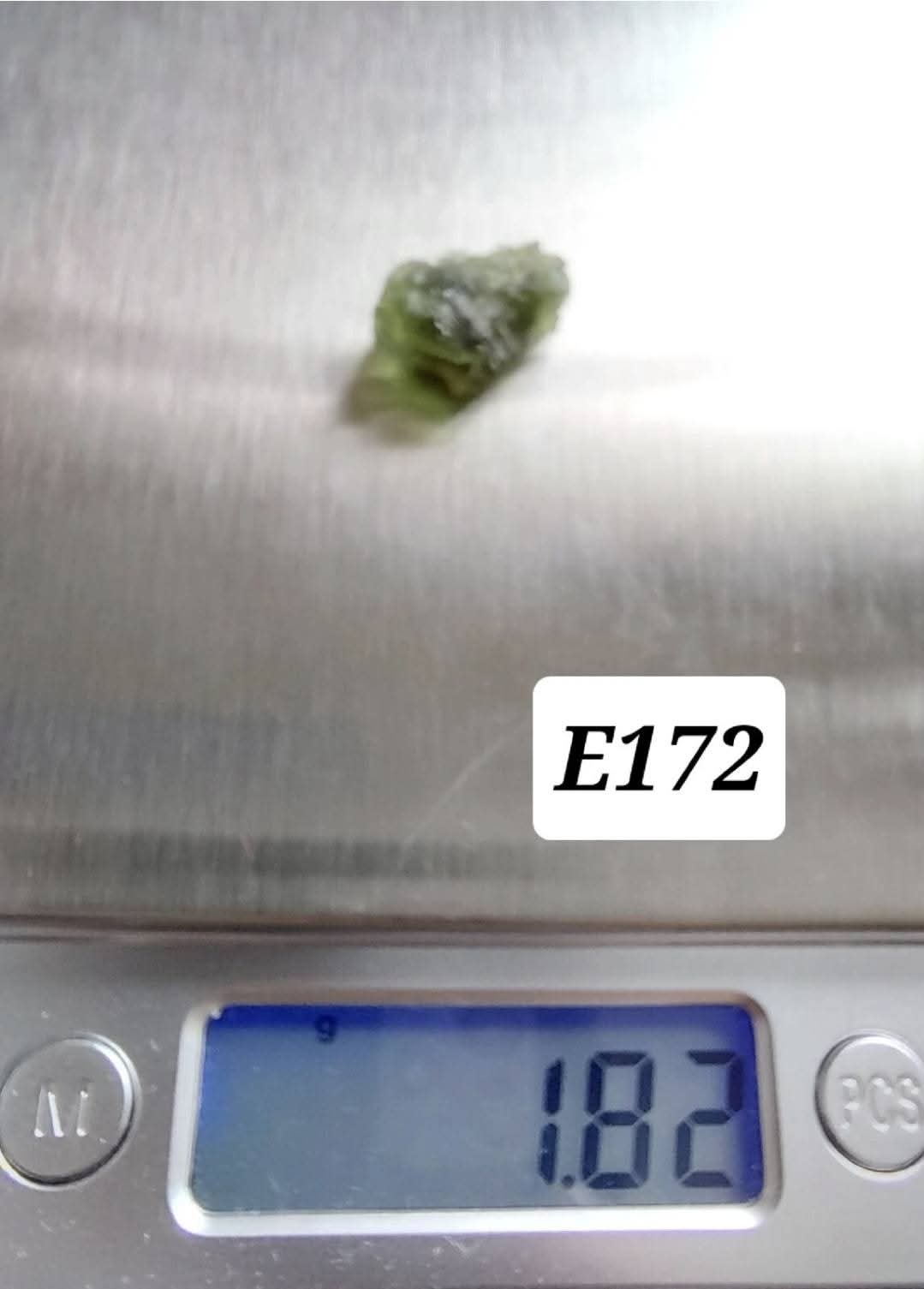 Moldavite Piece, 1.82g, Tektite (Ref: E172)