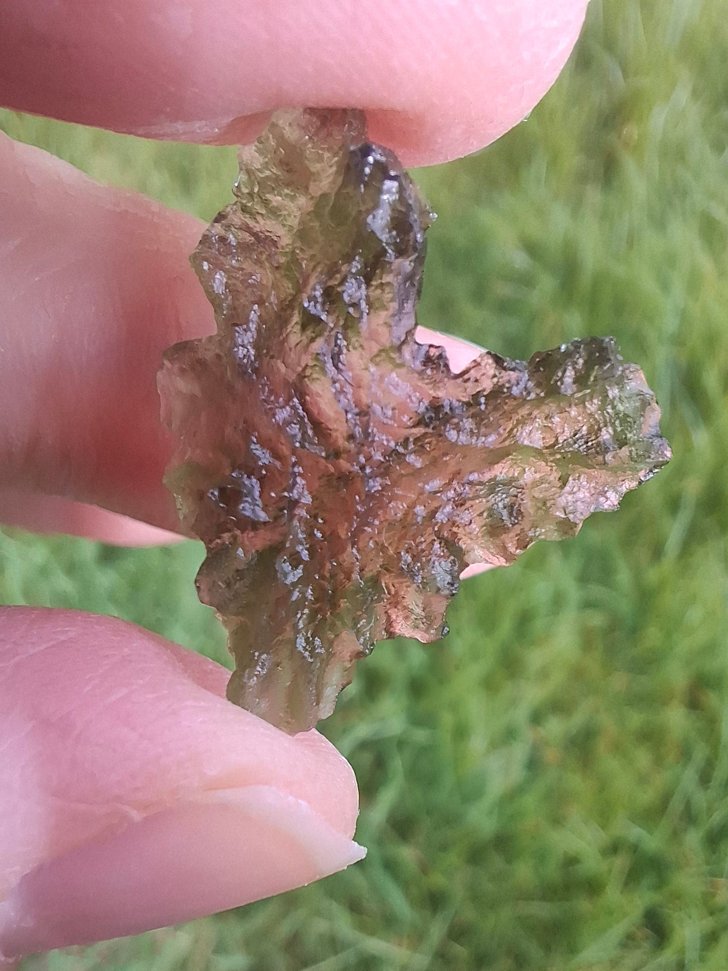 Moldavite Piece, JEZKOVNA BESEDNICE, 1.30g, Tektite (Ref: 1286)