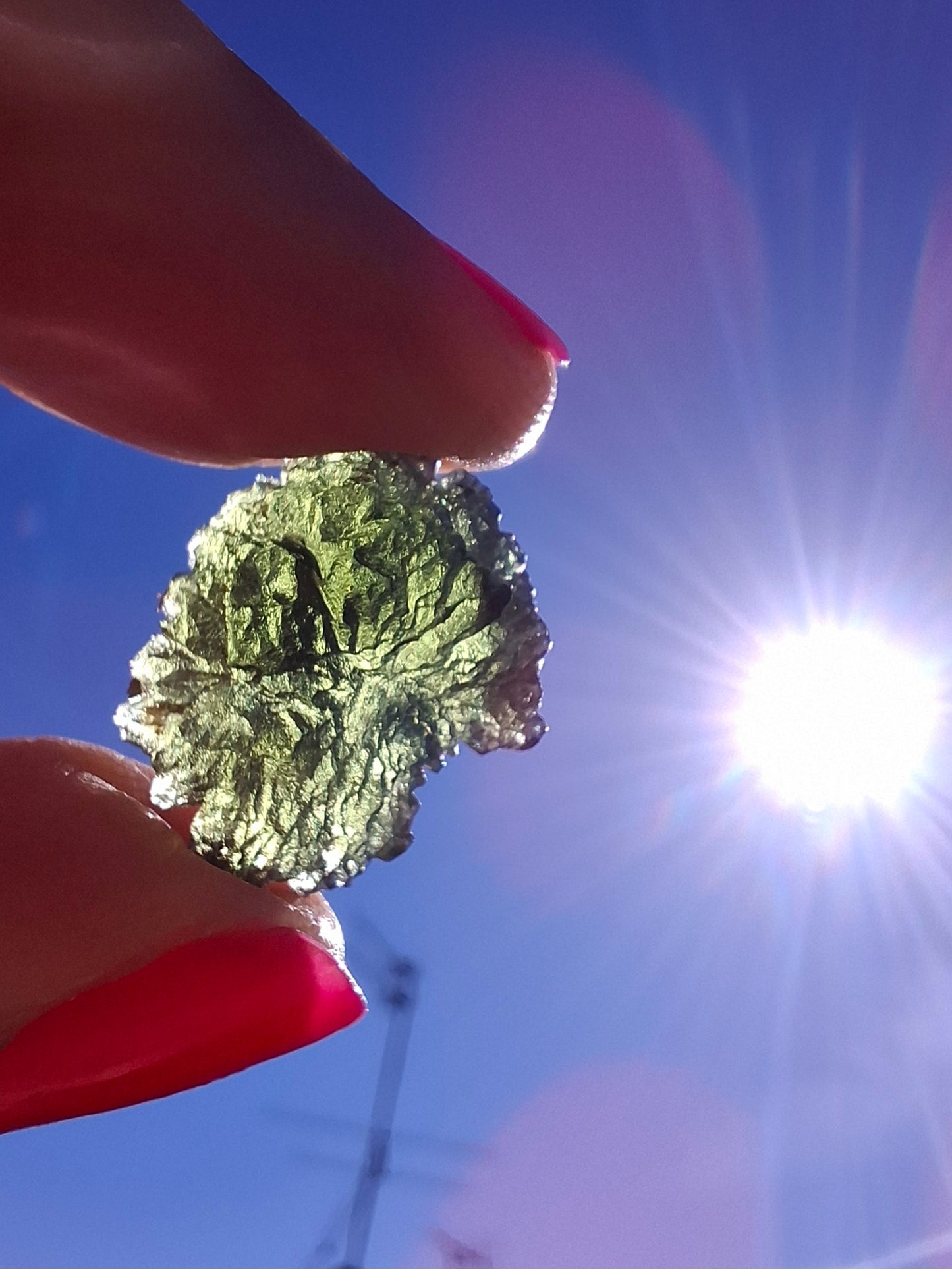Moldavite Piece, 2.23g, Tektite (Ref: 1401)