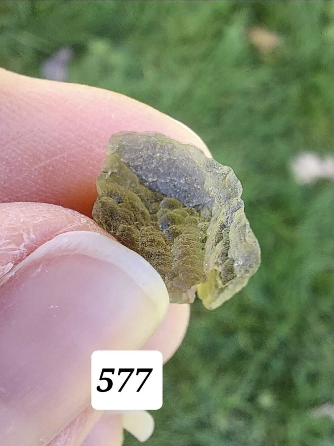 Moldavite Piece, 1.09g, Tektite (Ref: 577)