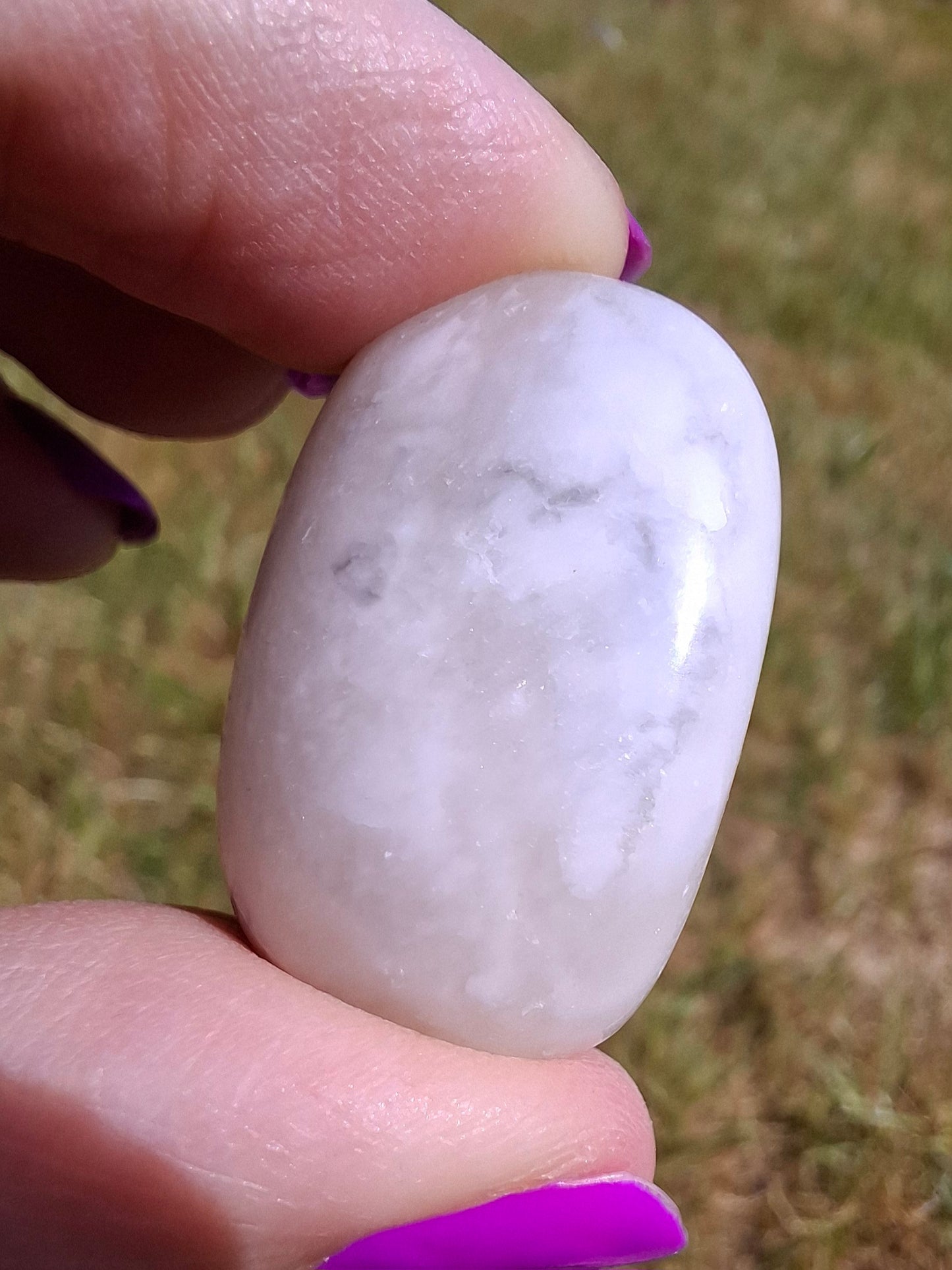 Howlite, Tumble Stone, Crystal (Ref: T43)