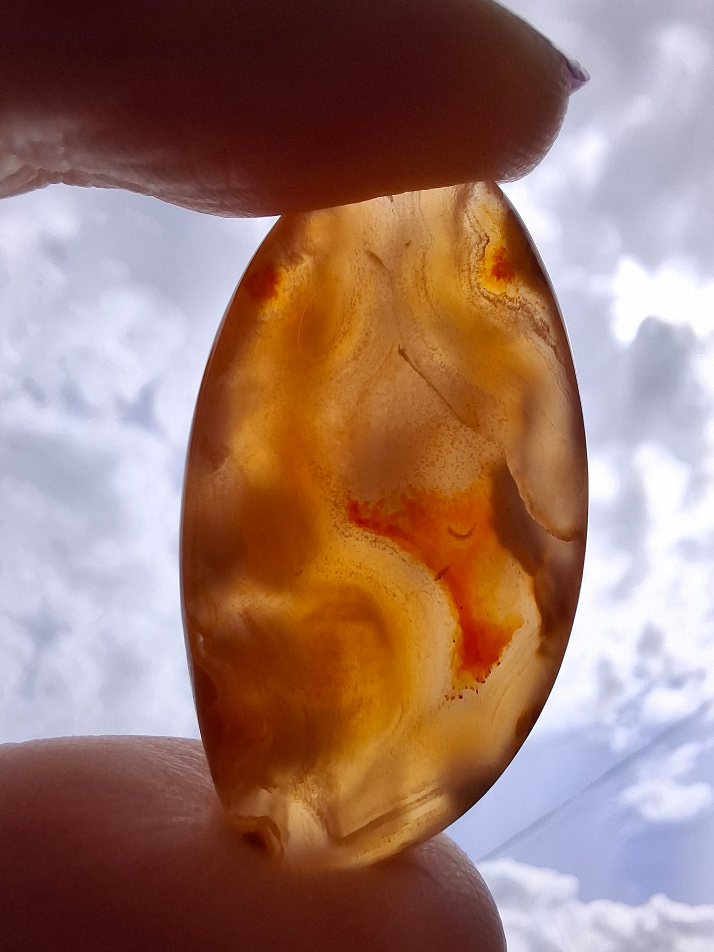 Carnelian, Tumble Stone, Crystal (Ref: T64)