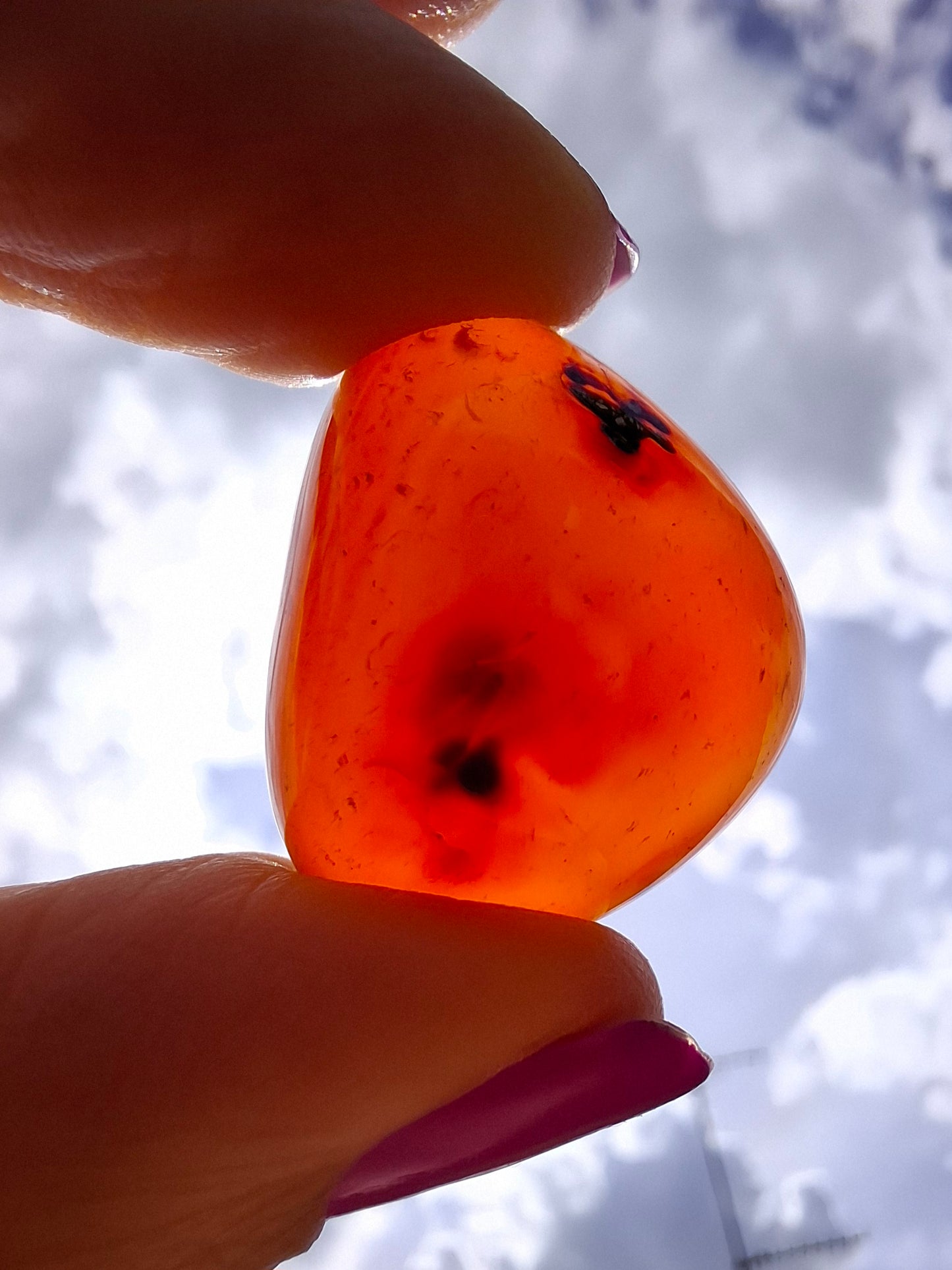 Carnelian, Tumble Stone, Crystal (Ref: T68)