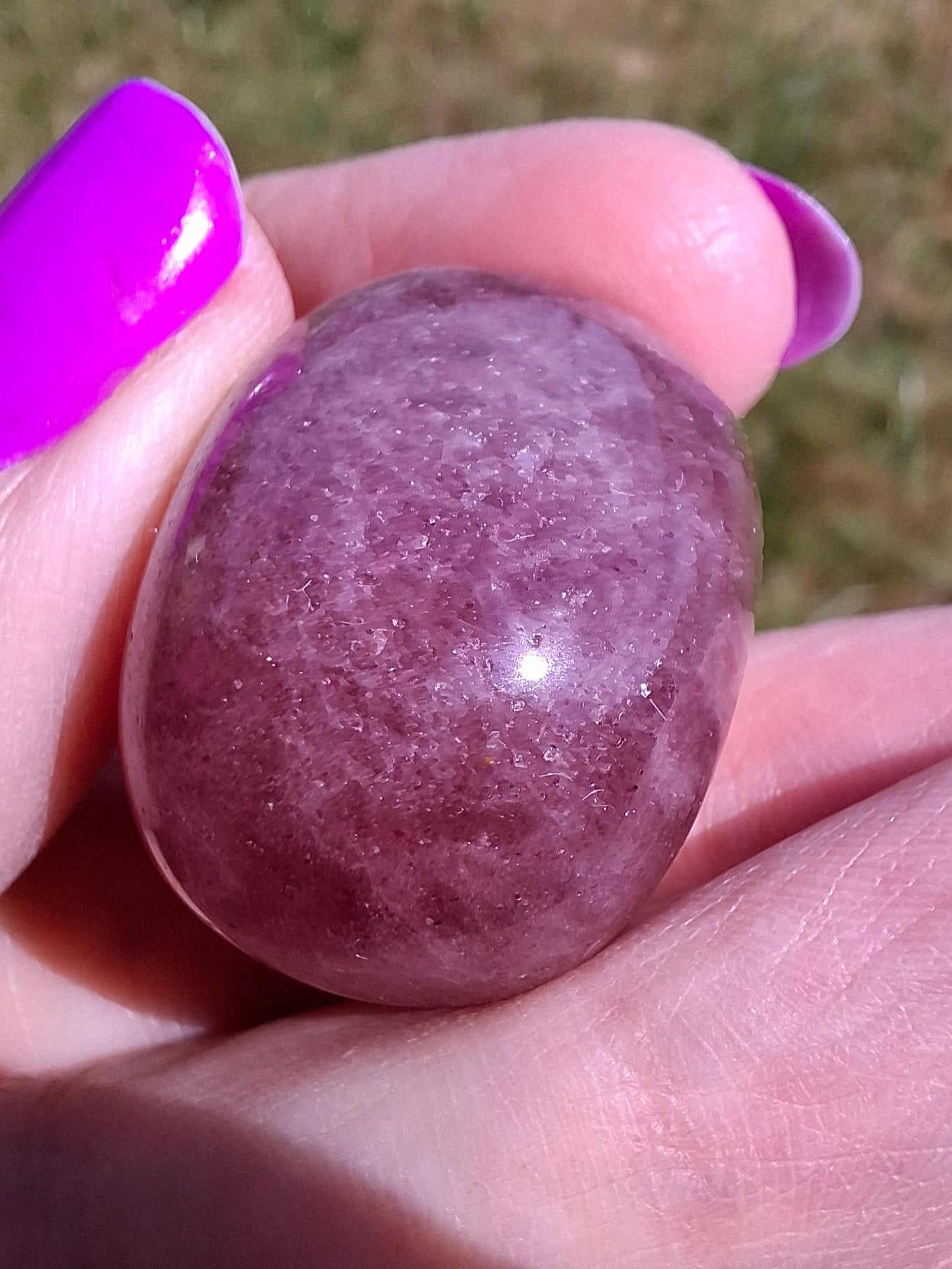 Strawberry Quartz, Tumble Stone, Crystal