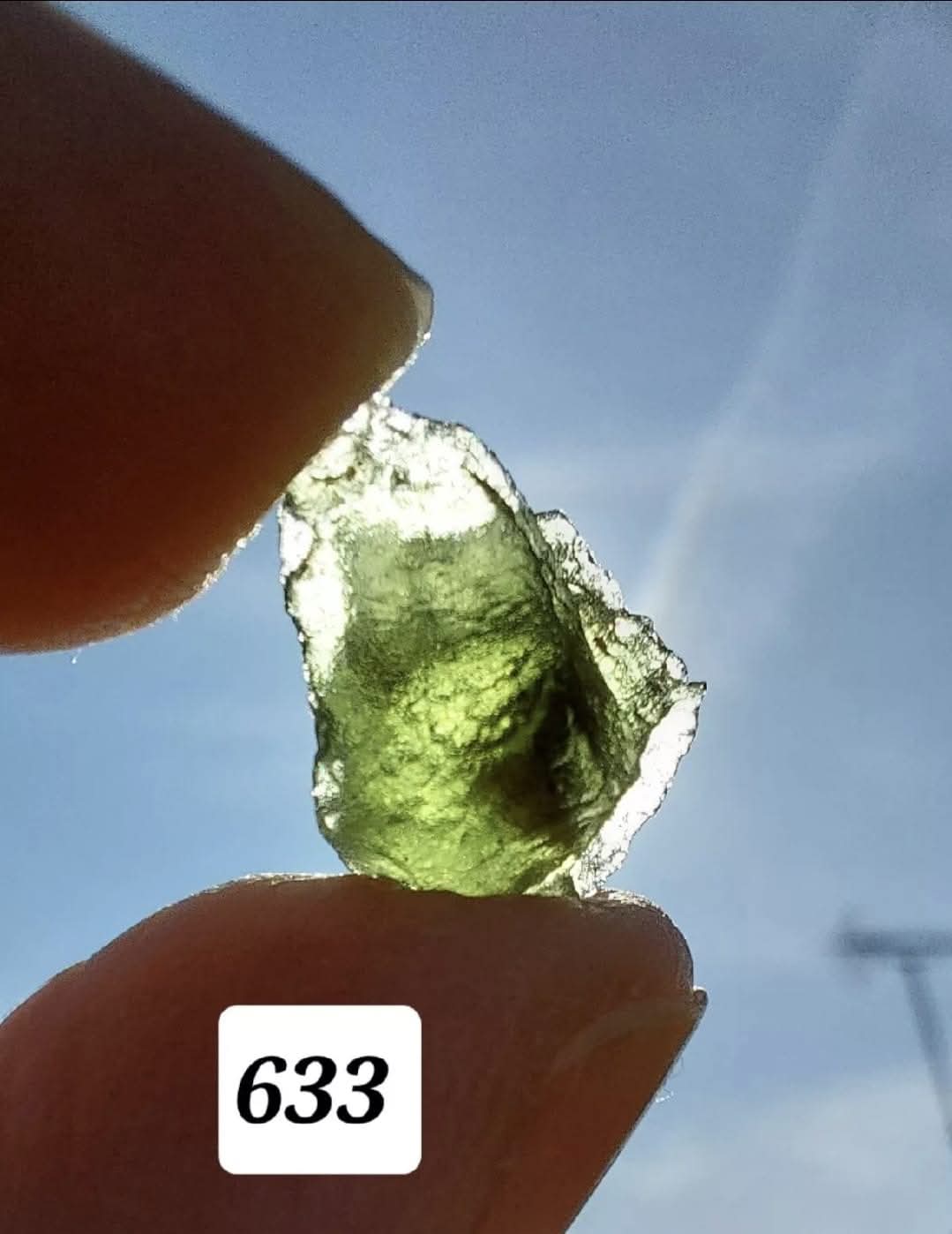 Moldavite Piece, 1.00g, Tektite (Ref: 633)