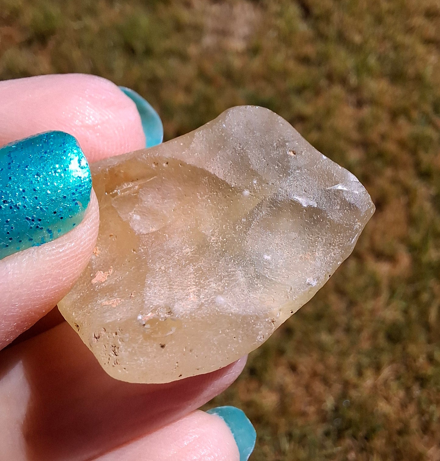 Libyan Desert Glass Piece, 12.30g, Tektite