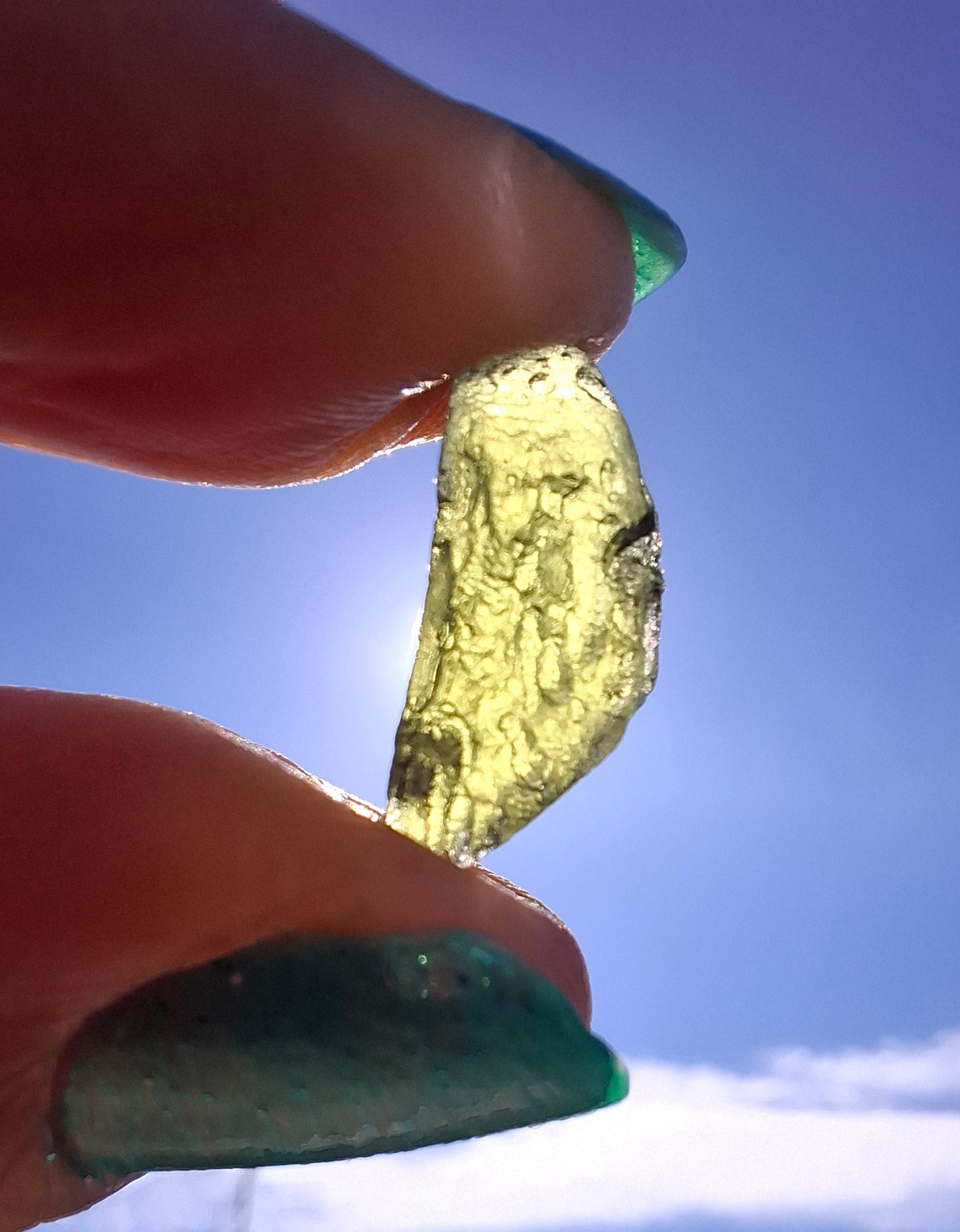 Moldavite Piece, 1.03g, Tektite (Ref: 1416)
