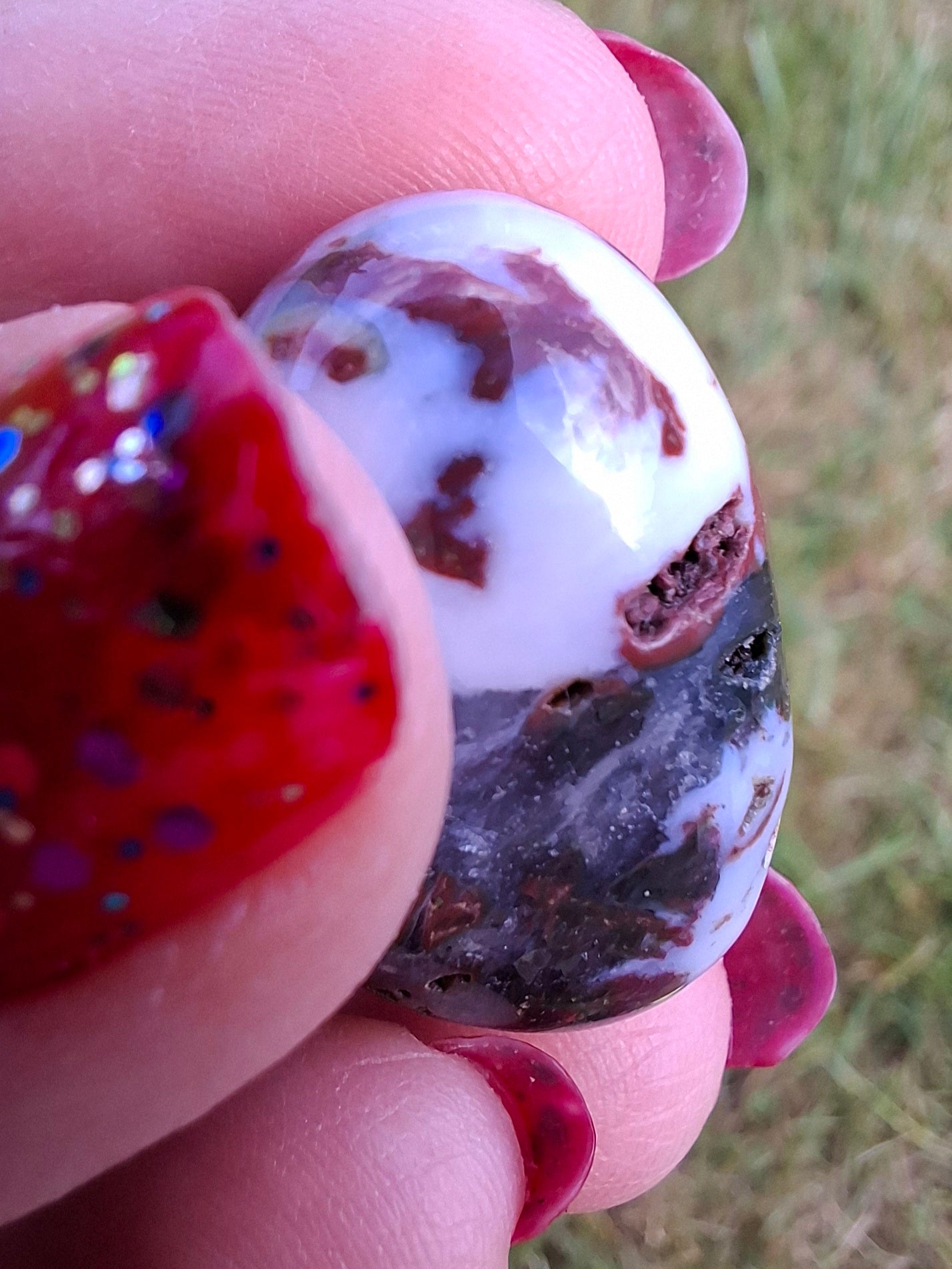Ocean Jasper, Tumble Stone, Crystal (Ref: T198)