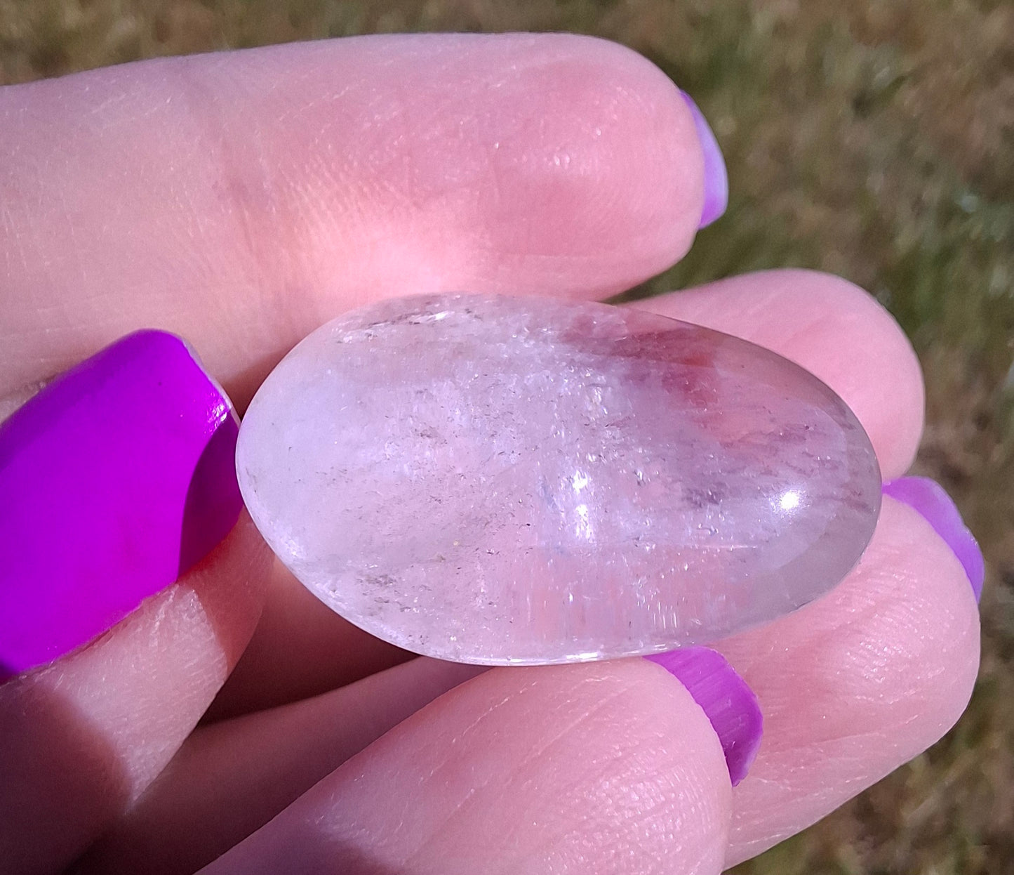 Clear Quartz, Tumble Stone, Crystal (Ref: T31)