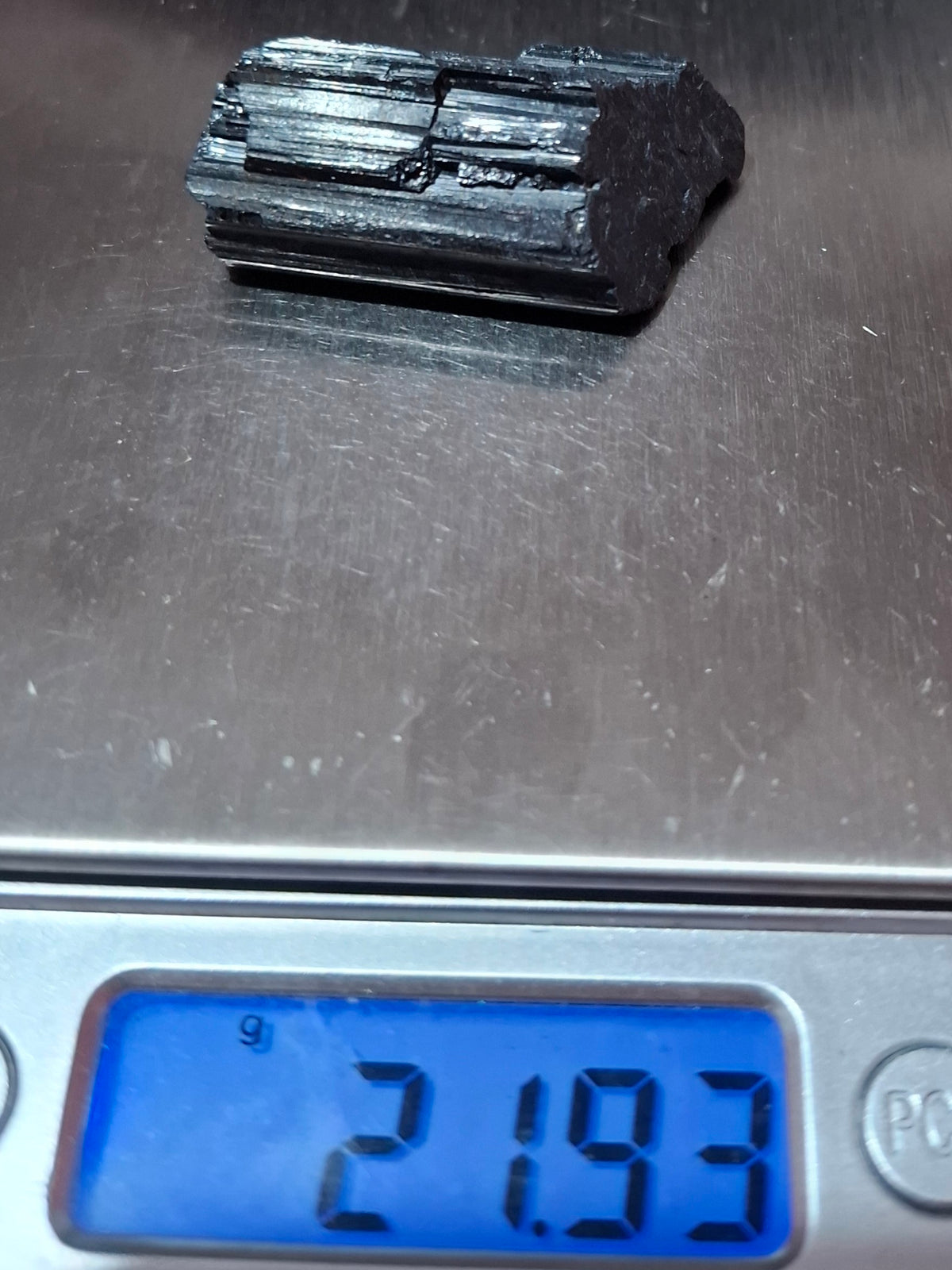 Black Tourmaline RAW, 21.93g, Crystal (Ref: RBT16)