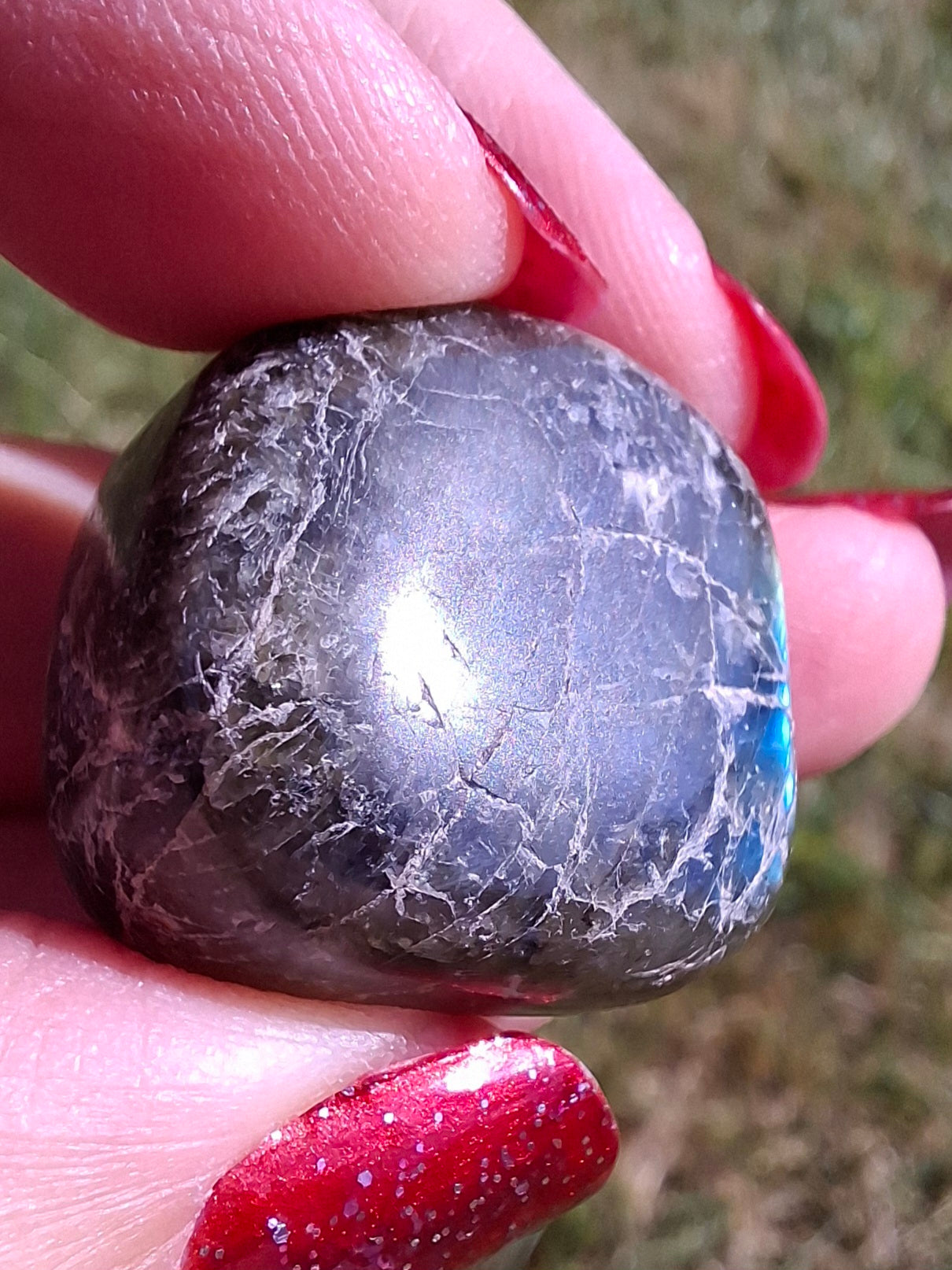 Labradorite, Tumble Stone, Crystal (Ref: T214)