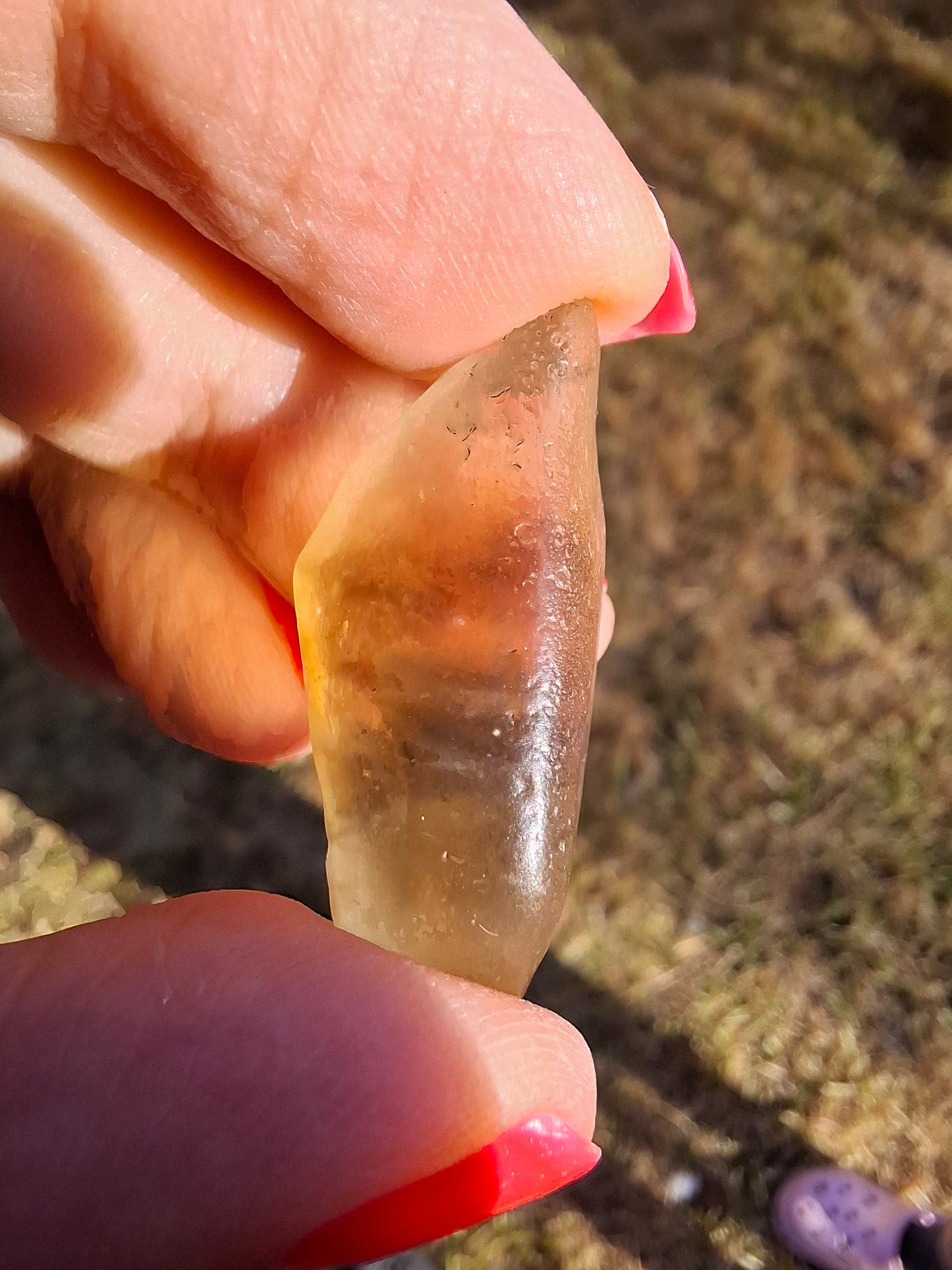 Libyan Desert Glass (darker) Piece, 7.38g, Tektite (Ref: L1375)