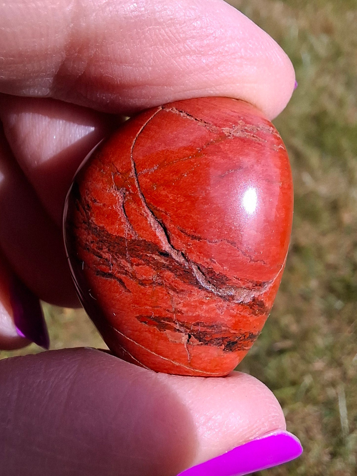 Red Jasper, Tumble Stone, Crystal (Ref: T88)