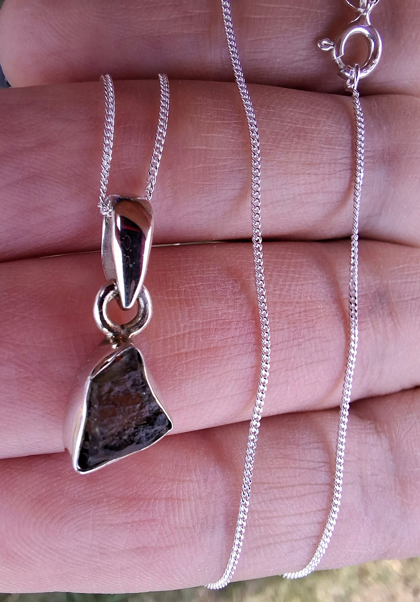 Curb Diamond cut, 0.9mm, 16 inch, 925 Silver CHAIN (Ref: Chain-1)
