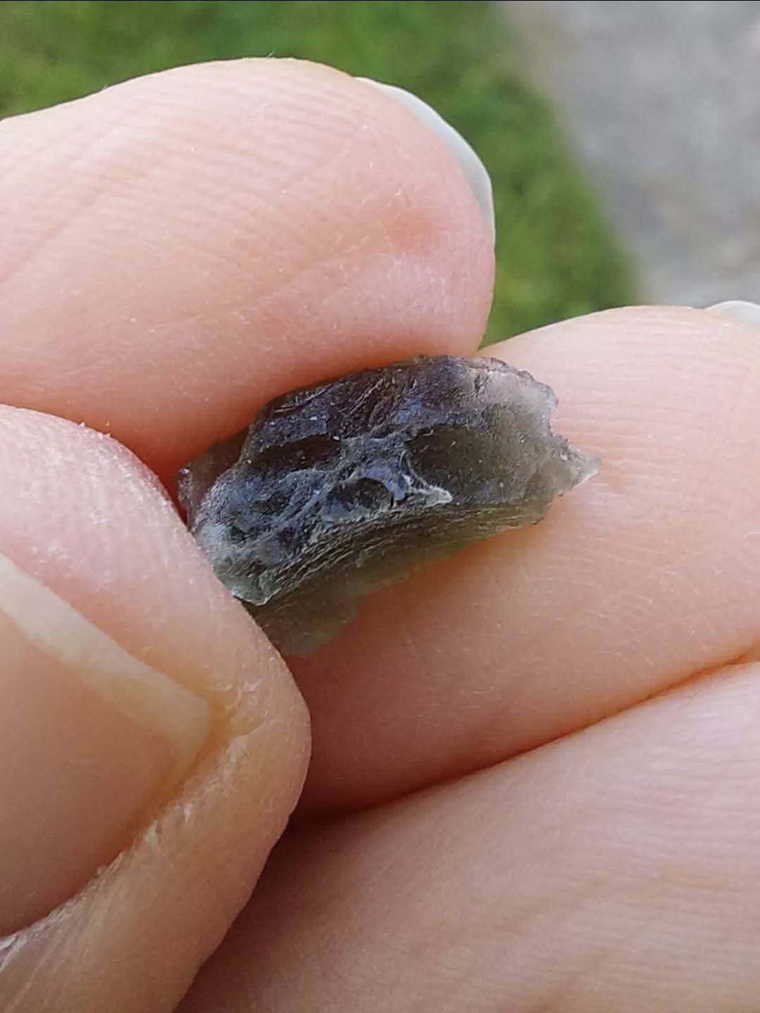 Moldavite Piece, 0.63g, Tektite (Ref: E254)