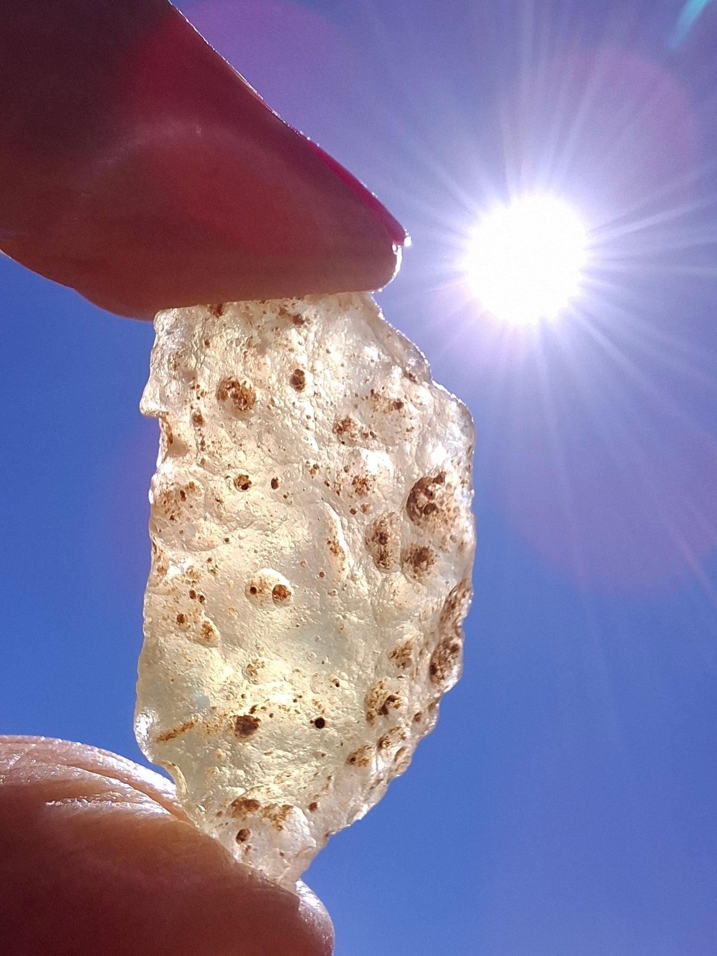 Libyan Desert Glass Piece 6.33g, Tektite