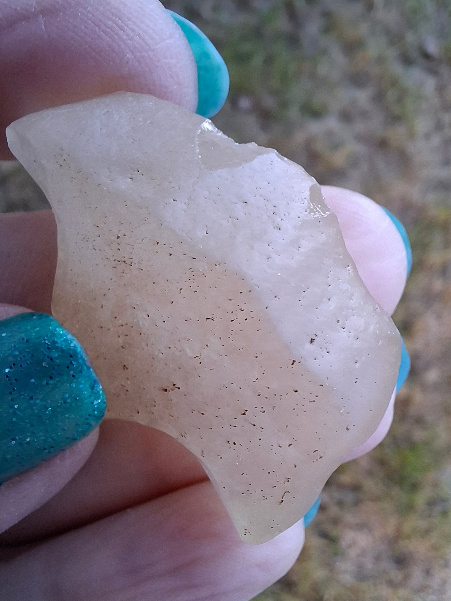 Libyan Desert Glass Piece, 12.31g, Tektite
