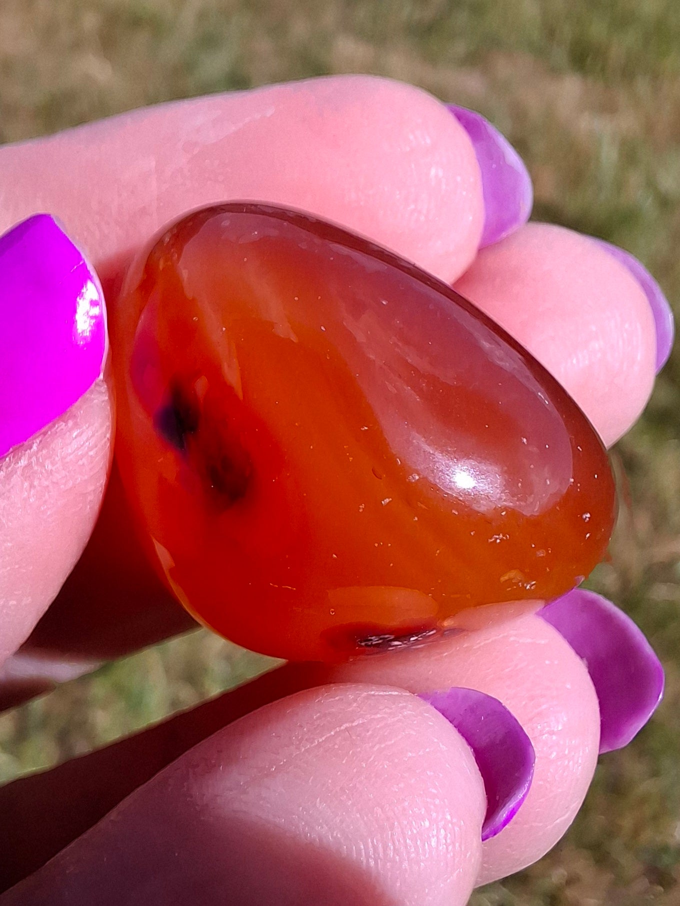 Carnelian, Tumble Stone, Crystal (Ref: T68)