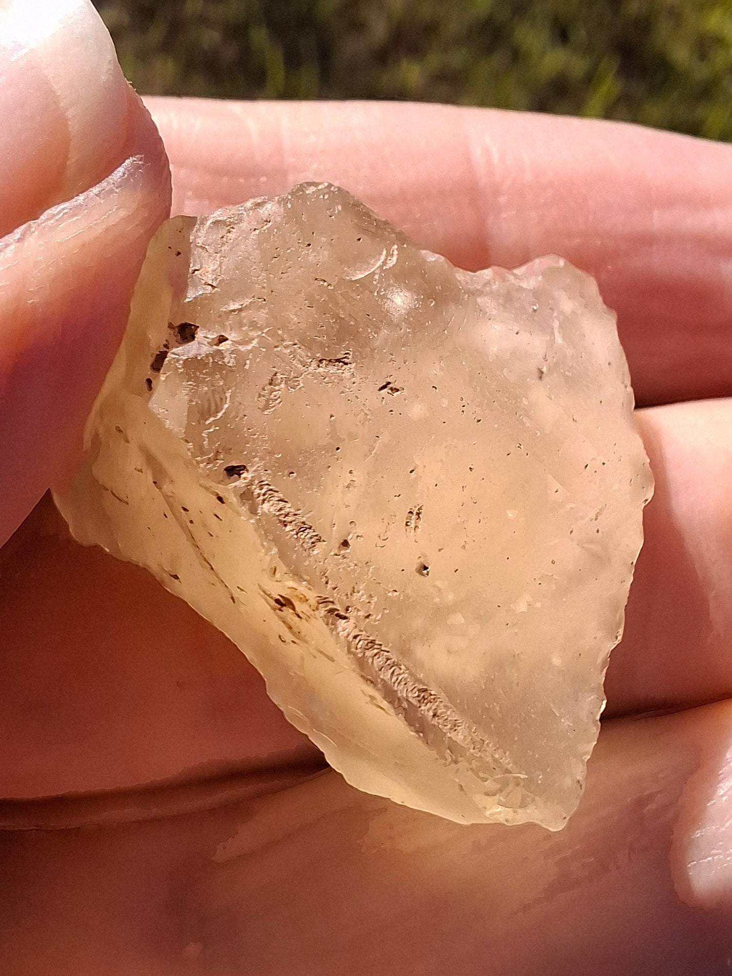 Libyan Desert Glass Piece, 7.91g, Tektite (Ref: LE8)