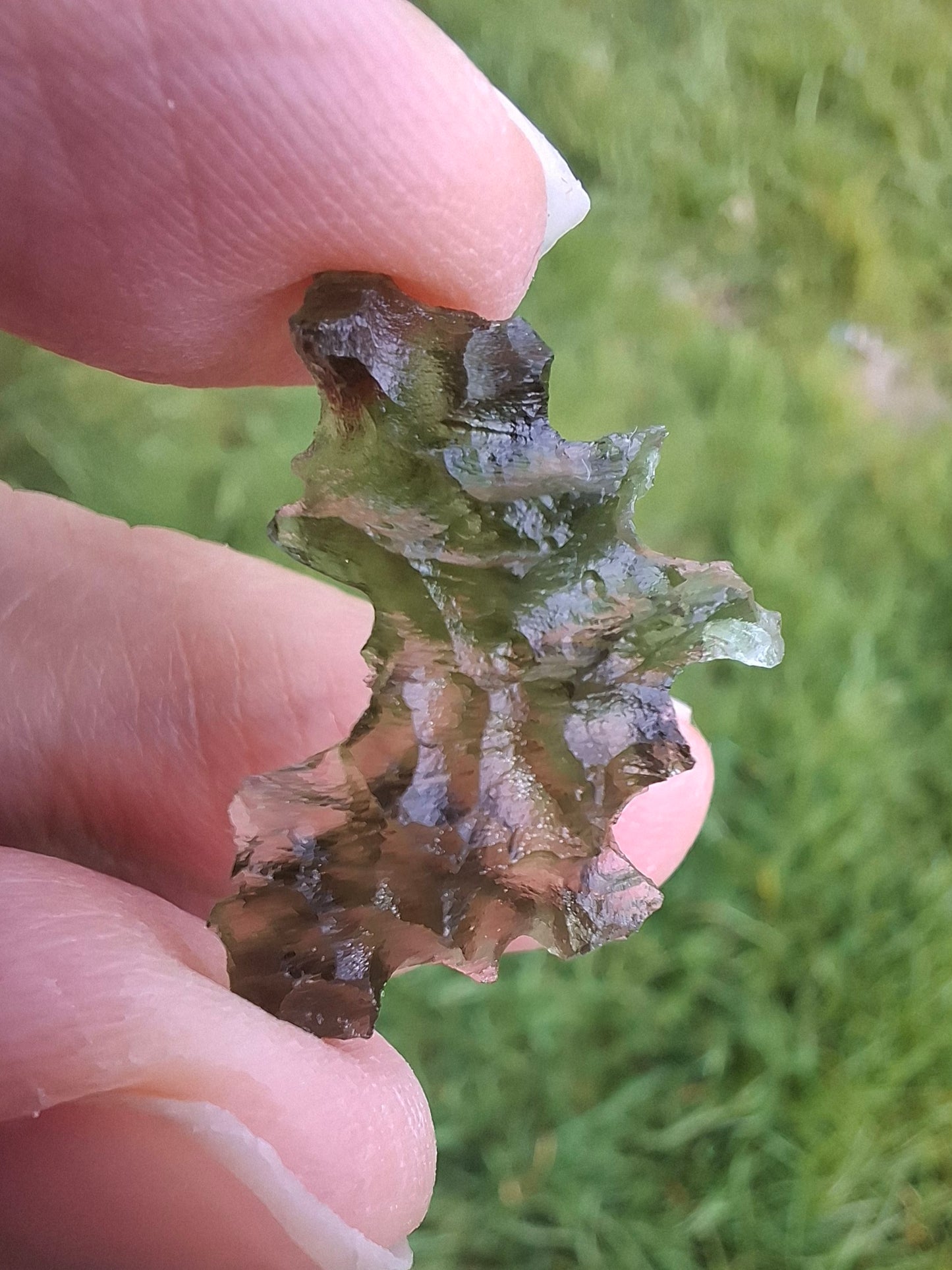 Moldavite Piece, JEZKOVNA BESEDNICE, 1.41g, Tektite (Ref: 1284)