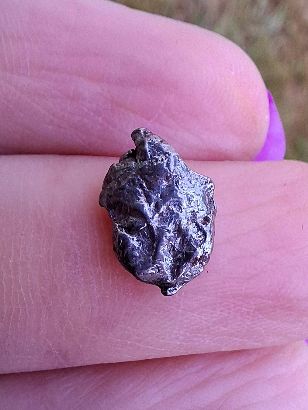 Campo del Cielo, 0.96g, Nickel Iron Meteorite (Ref: C7)