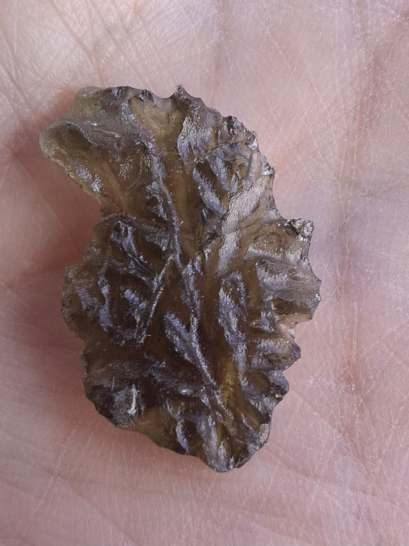 Moldavite Piece, JEZKOVNA BESEDNICE, 1.69g, Tektite (Ref: 1268)