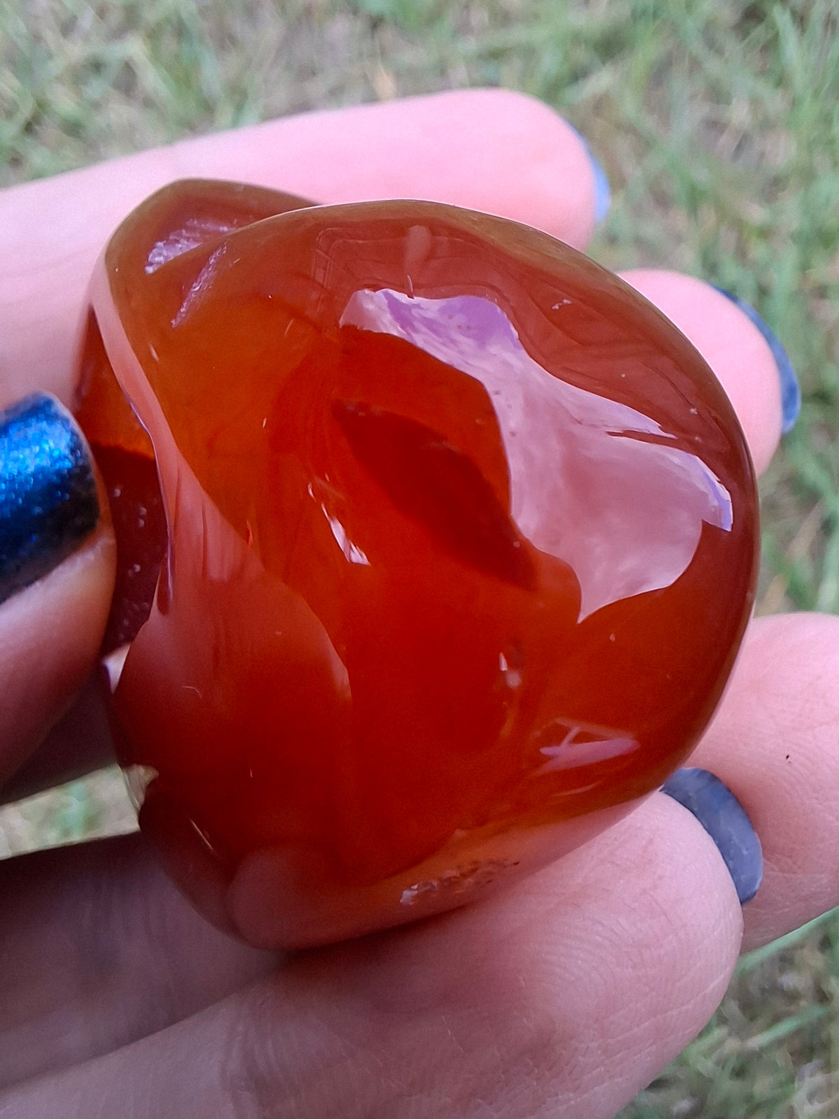 Druzy Carnelian Heart, Crystal (Ref: DCH1)