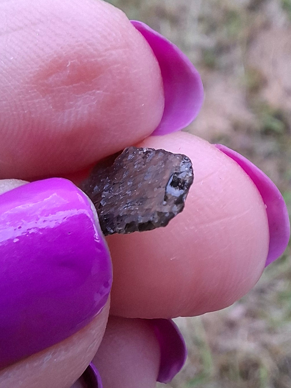 Moldavite small Piece, 0.39g. Tektite (Ref: 1430)