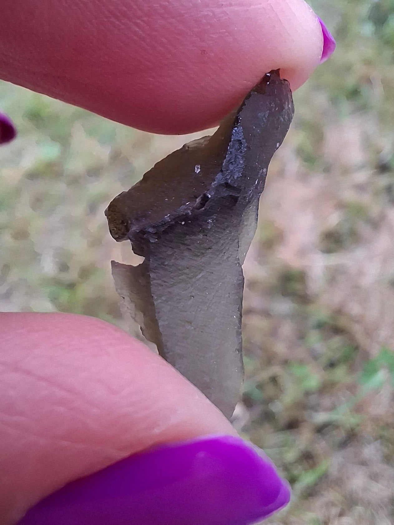Moldavite Piece, 1.08g, Tektite (Ref: 1429)
