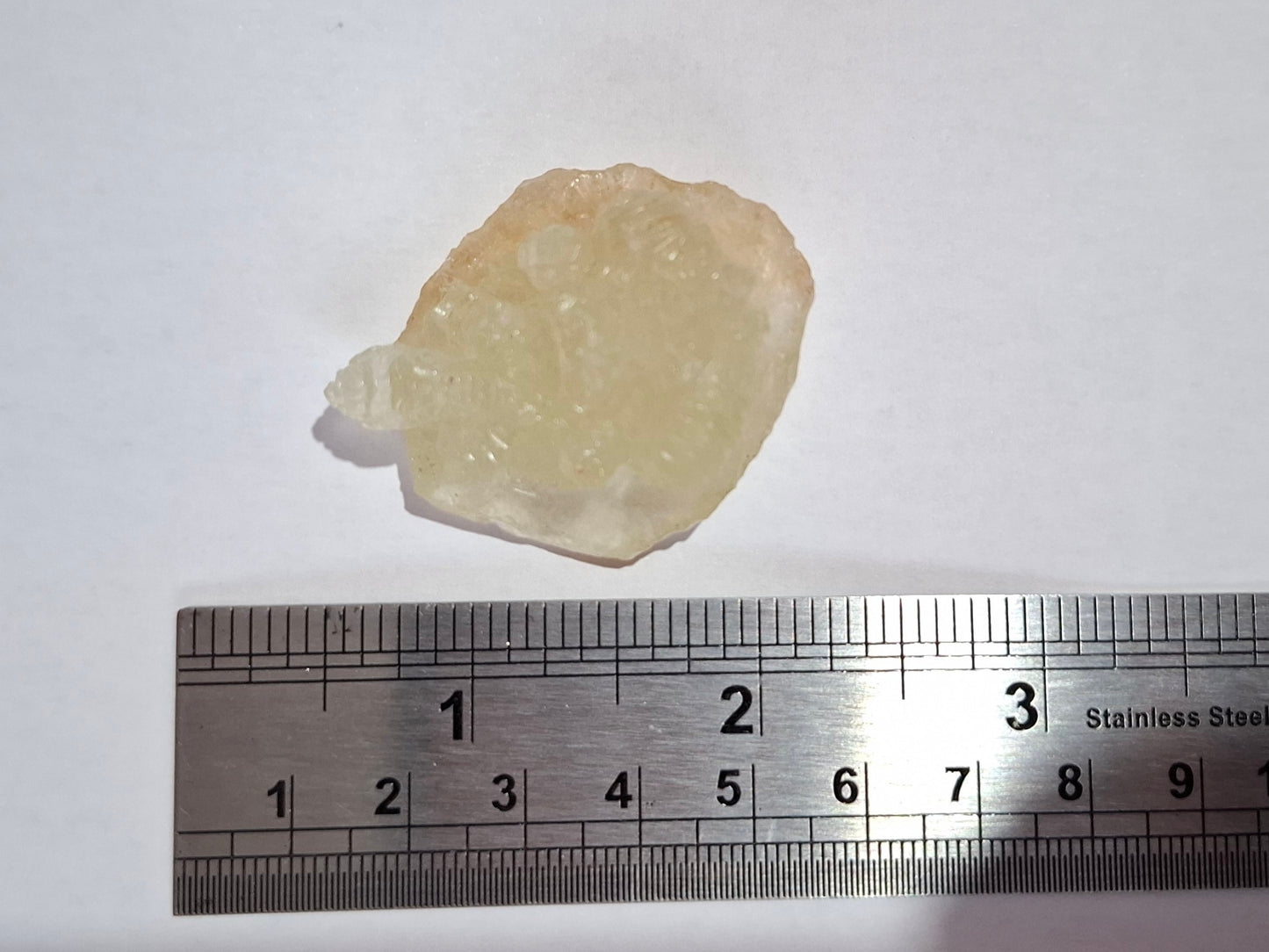 Libyan Desert Glass GANESHA carving, 20.76g, Tektite (Ref: Ganesha4)