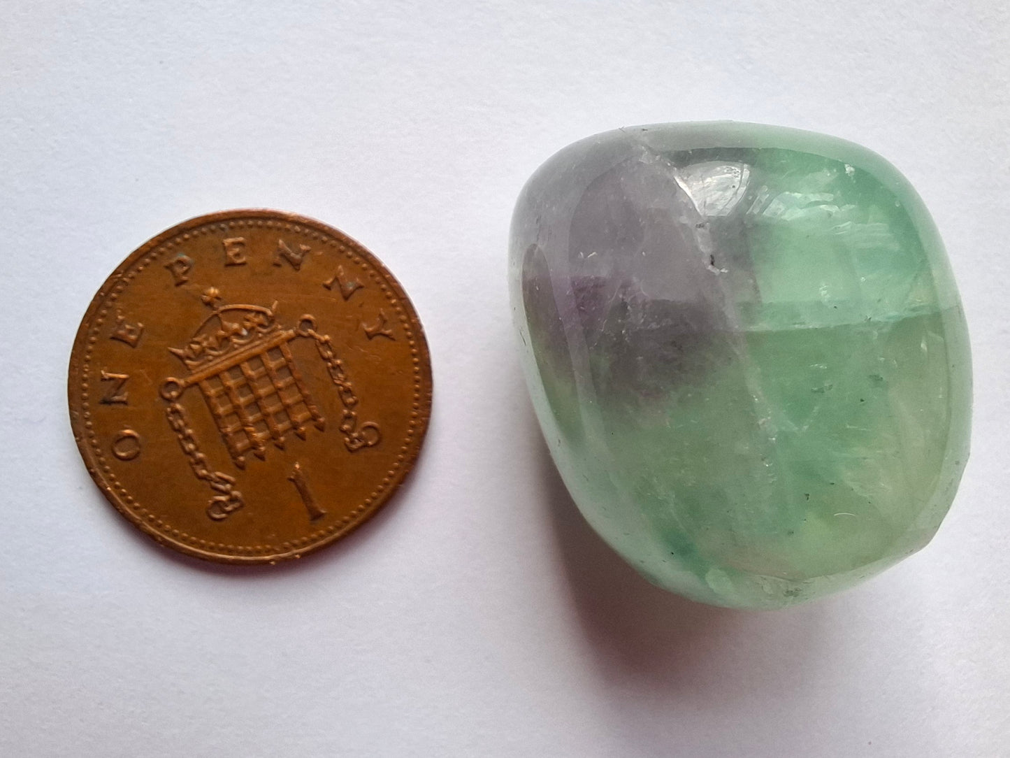 Fluorite, Tumble Stone, Crystal (Ref: T51)