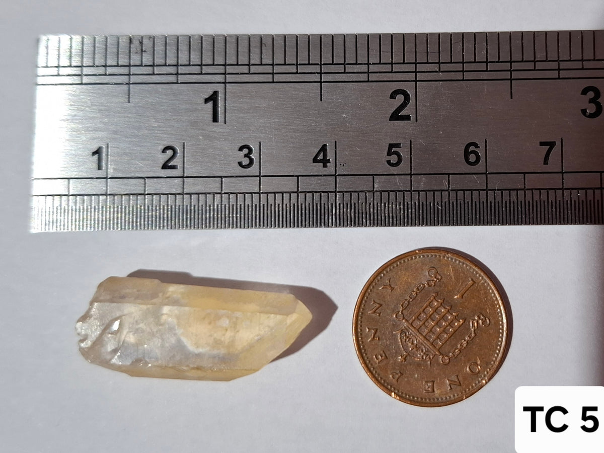 Natural Citrine, 4.44g, Crystal (Ref: TC5)