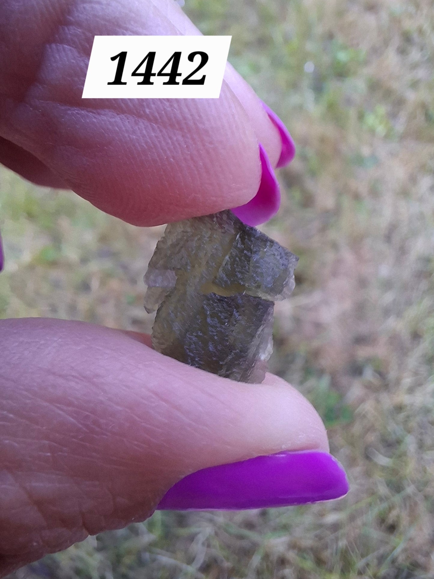 Moldavite Piece, 1.00g, Tektite (Ref: 1442)