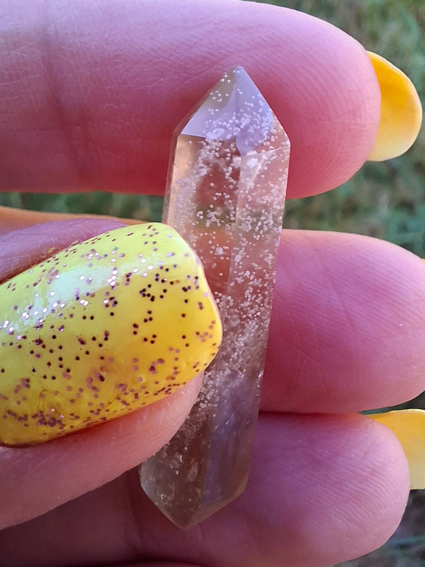 Libyan Desert Glass DT Carving, 3.94g, Tektite (Ref: LDT5)