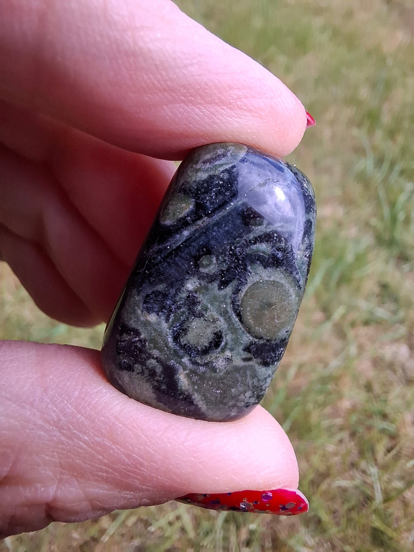 Kambaba Jasper, Tumble Stone, Crystal (Ref: T161)