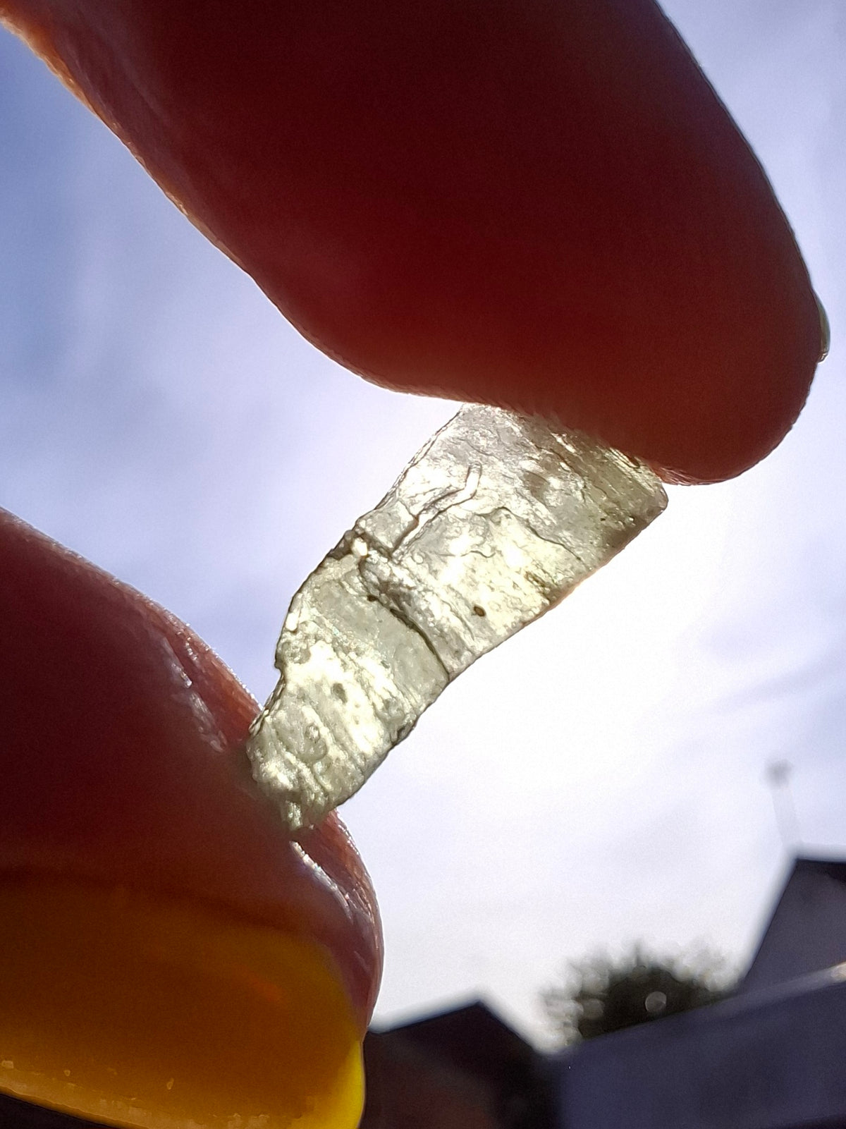 Moldavite Piece, 0.39g, Tektite (Ref: 1507)
