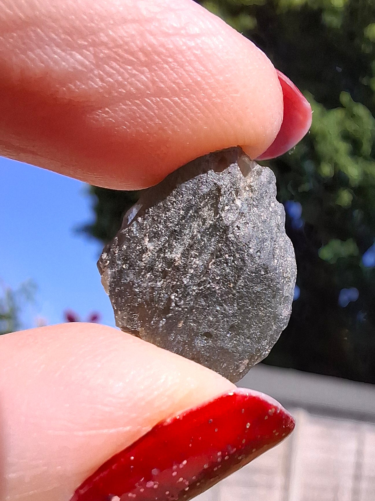 Moldavite Piece, 2.06g, Tektite (Ref: 1467)