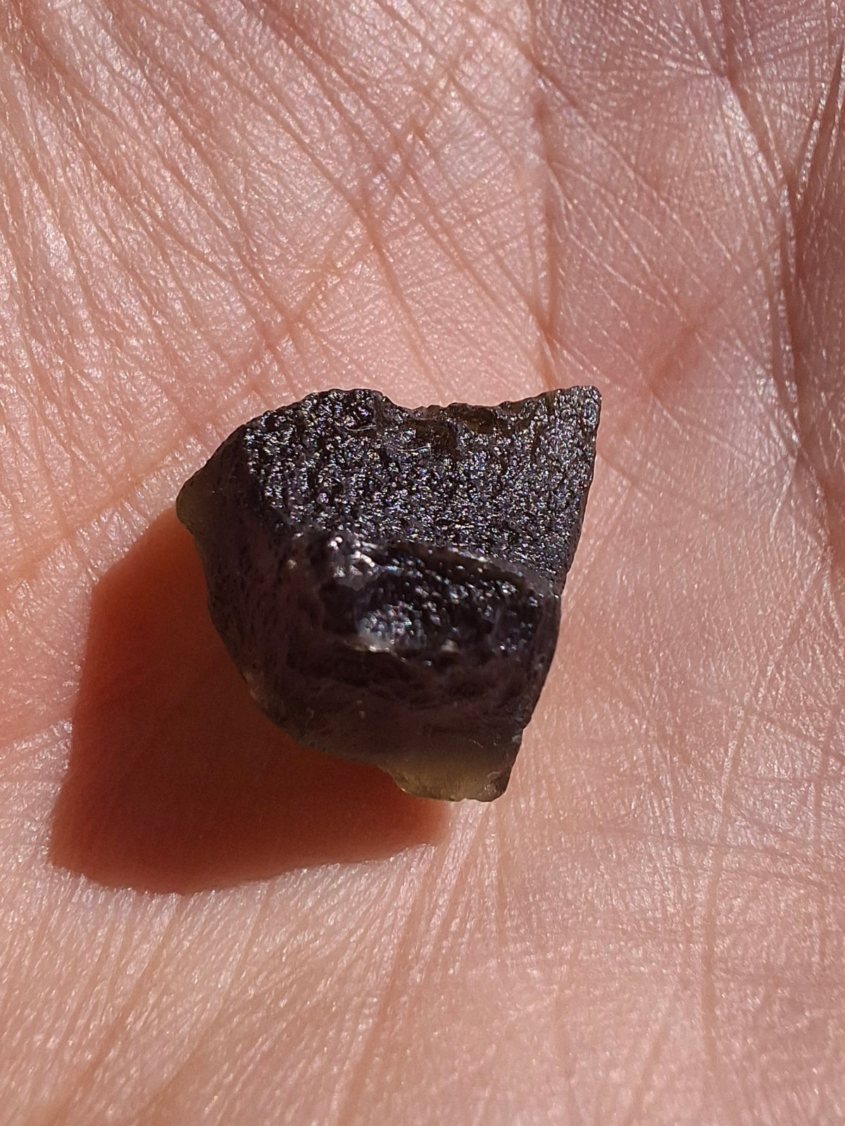 Moldavite Piece, 2.22g, Tektite (Ref: 1514)