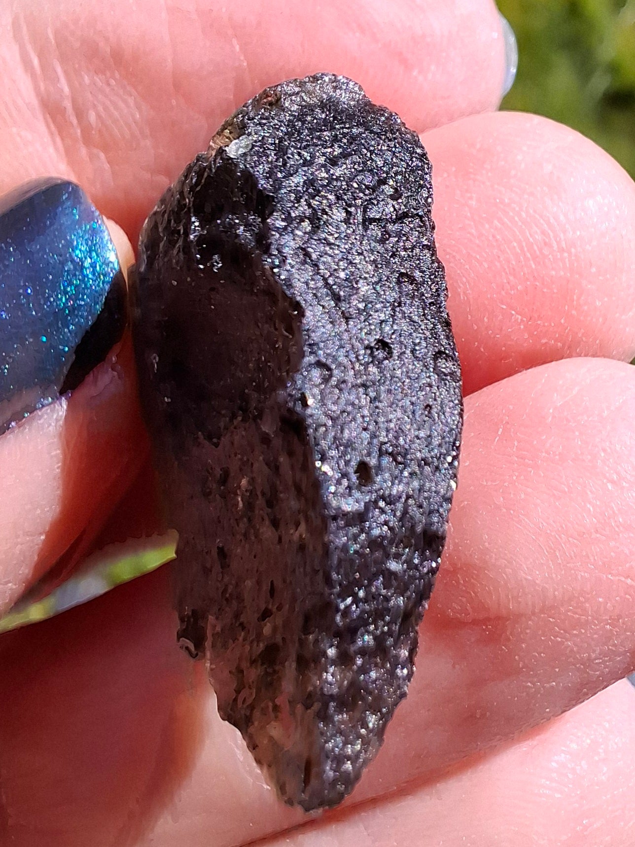 Moldavite Piece, JAKULE, 7.00g, Tektite (Ref: 1376)