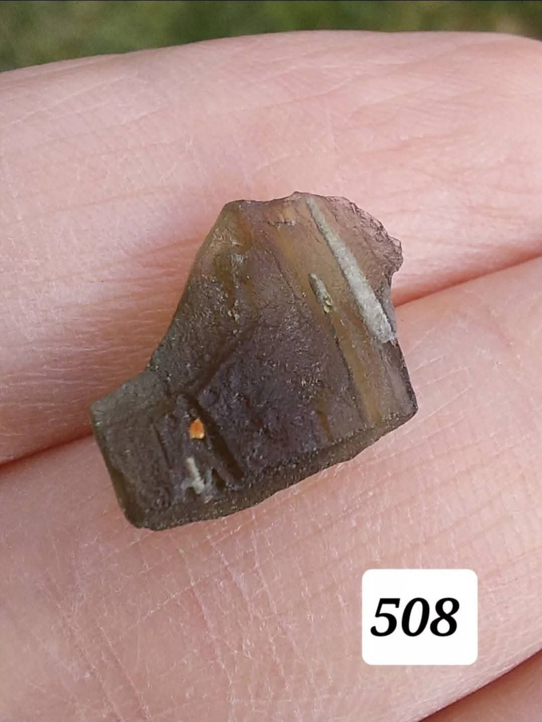 Moldavite Piece, 0.72g, Tektite (Ref: 508)