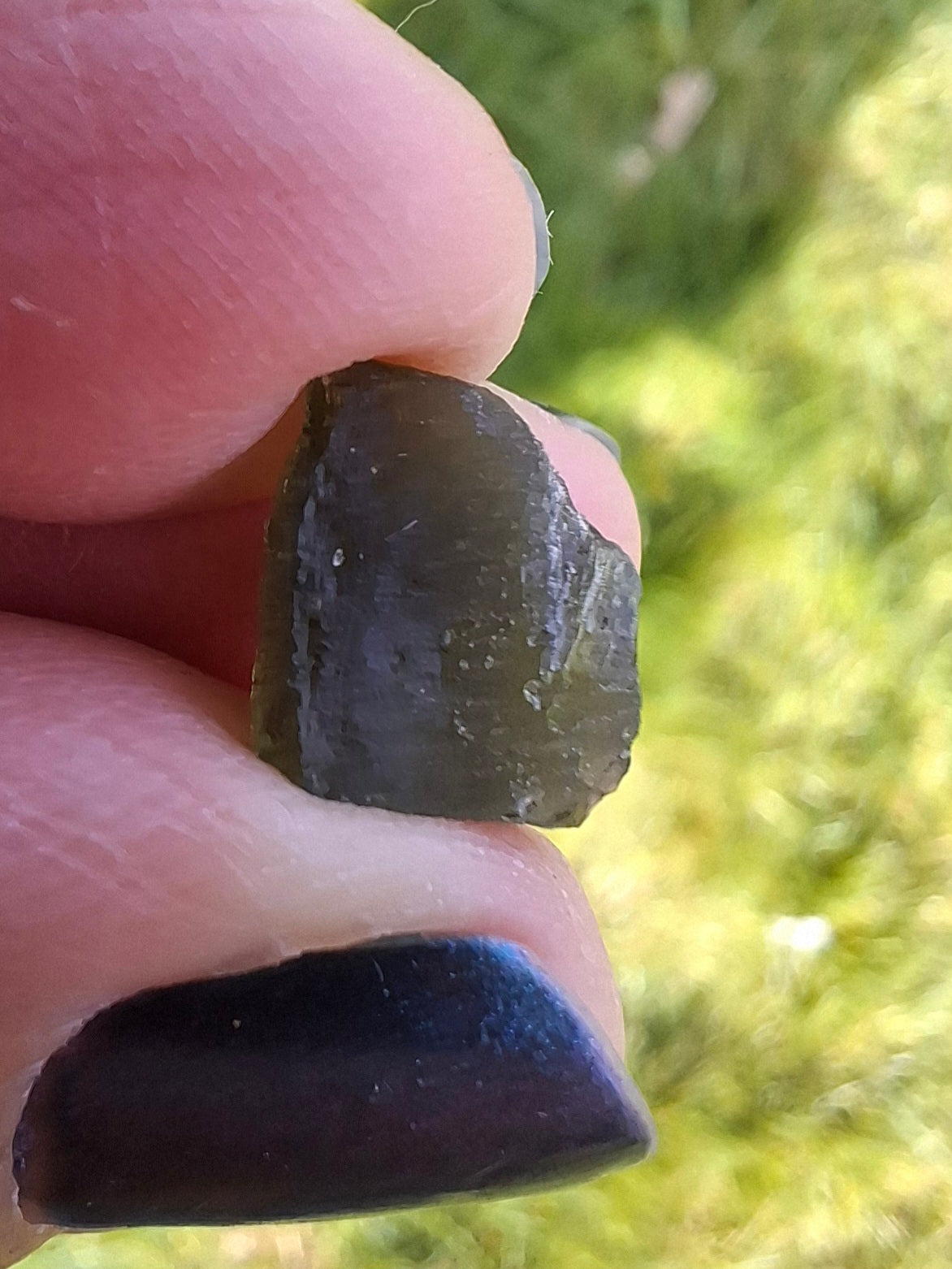 Moldavite Piece, 1.00g, Tektite (Ref: 1398)