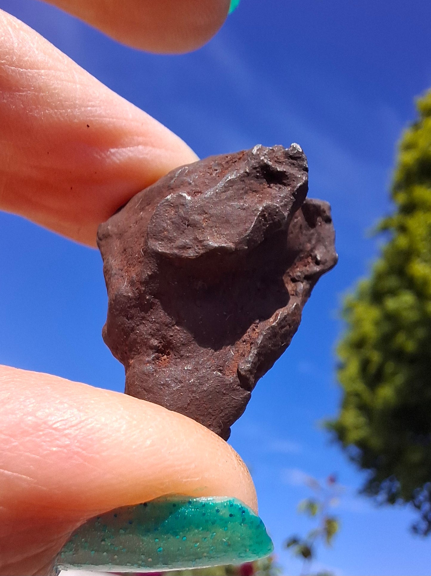 Gebel Kamil Iron Meteorite, 25.42g (Ref: K38)