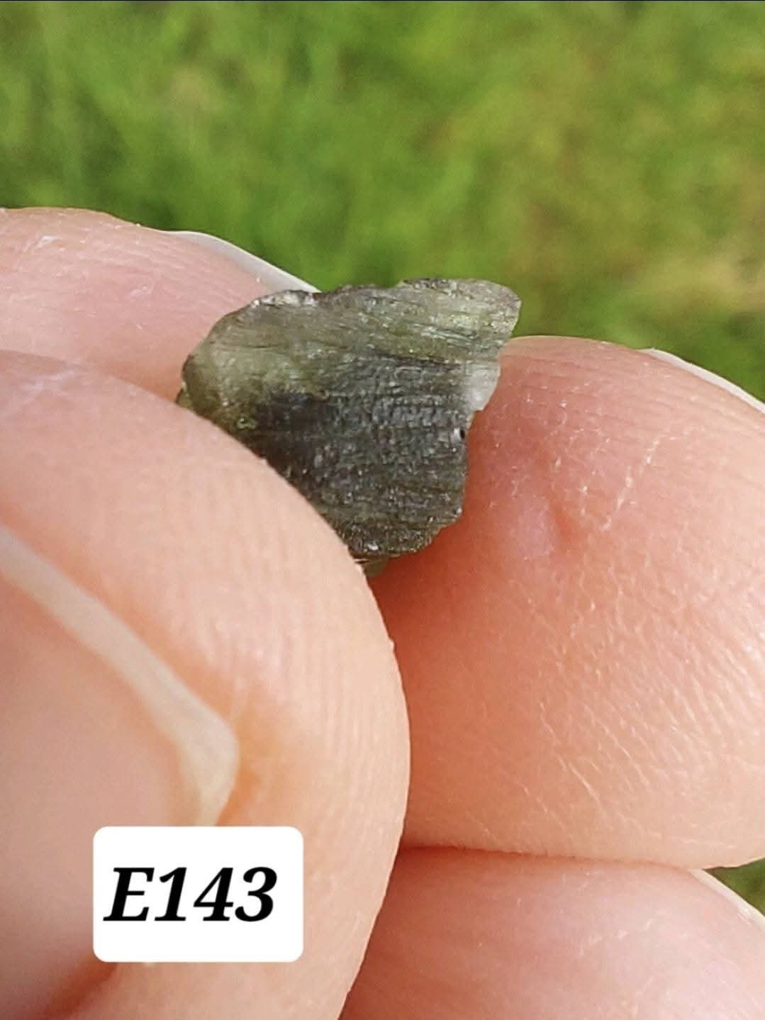 Moldavite Piece, 0.58g, Tektite (Ref: E143)