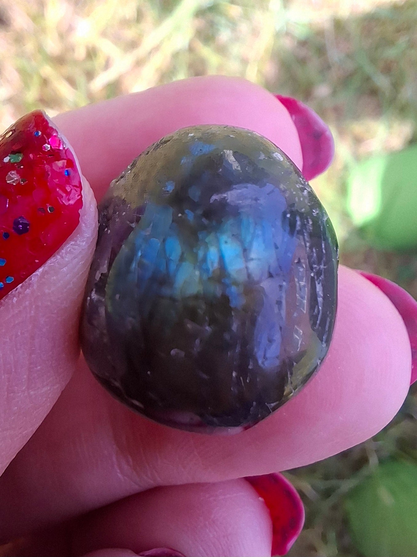 Labradorite, Tumble Stone, Crystal (Ref: T206)