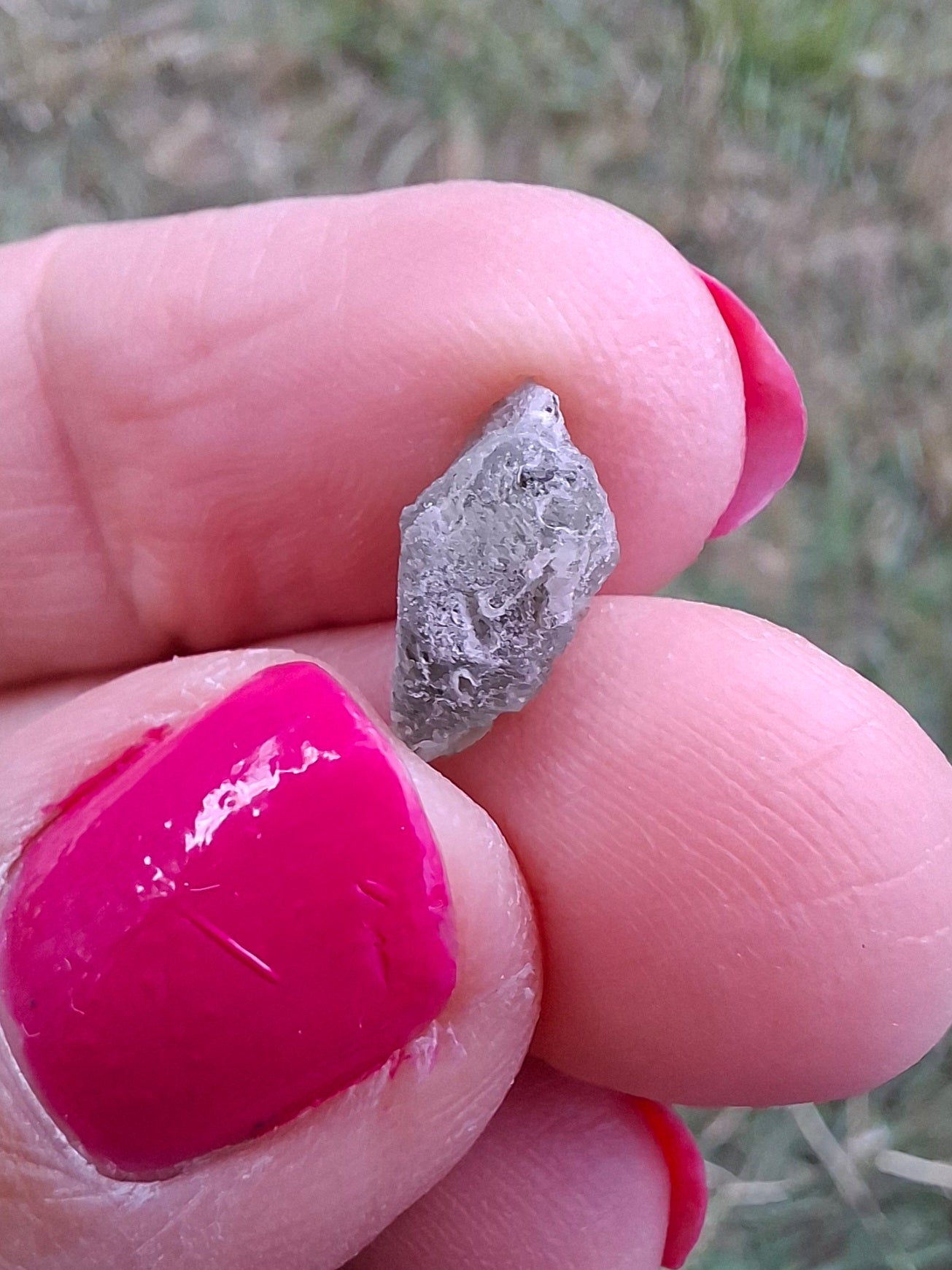 Moldavite Piece, SNOWFLAKE, FROSTED, BRUSNA, 0.50g, Tektite (Ref: 1498)