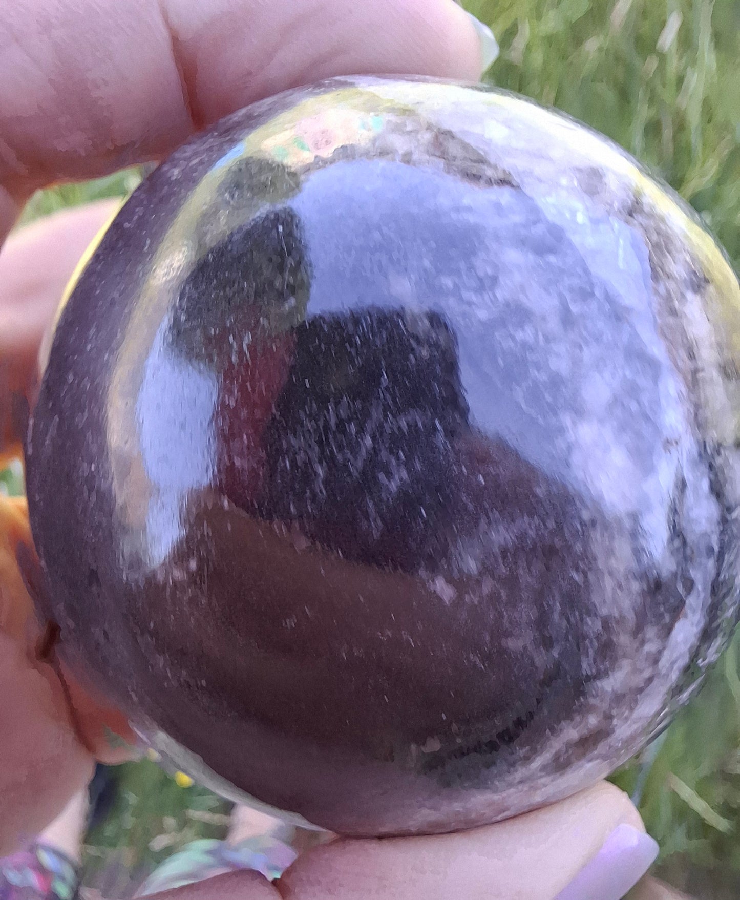 Orthoceras Sphere, Fossil (Ref: OS3)